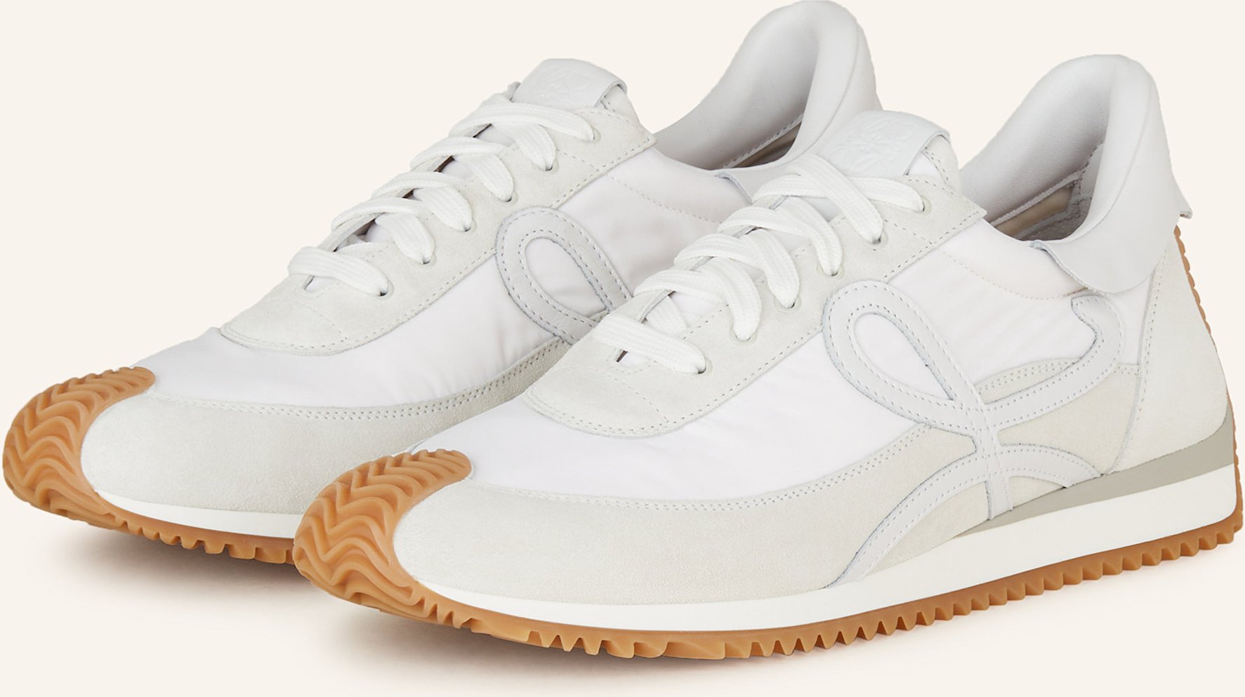 Thumbnail - Loewe Sneaker Flow Runner weiss