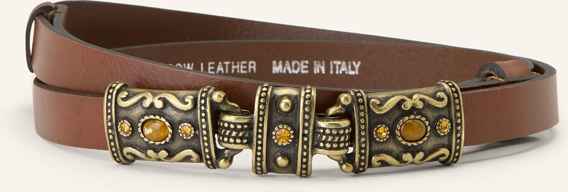 Ba&Sh Ledergürtel Bara braun