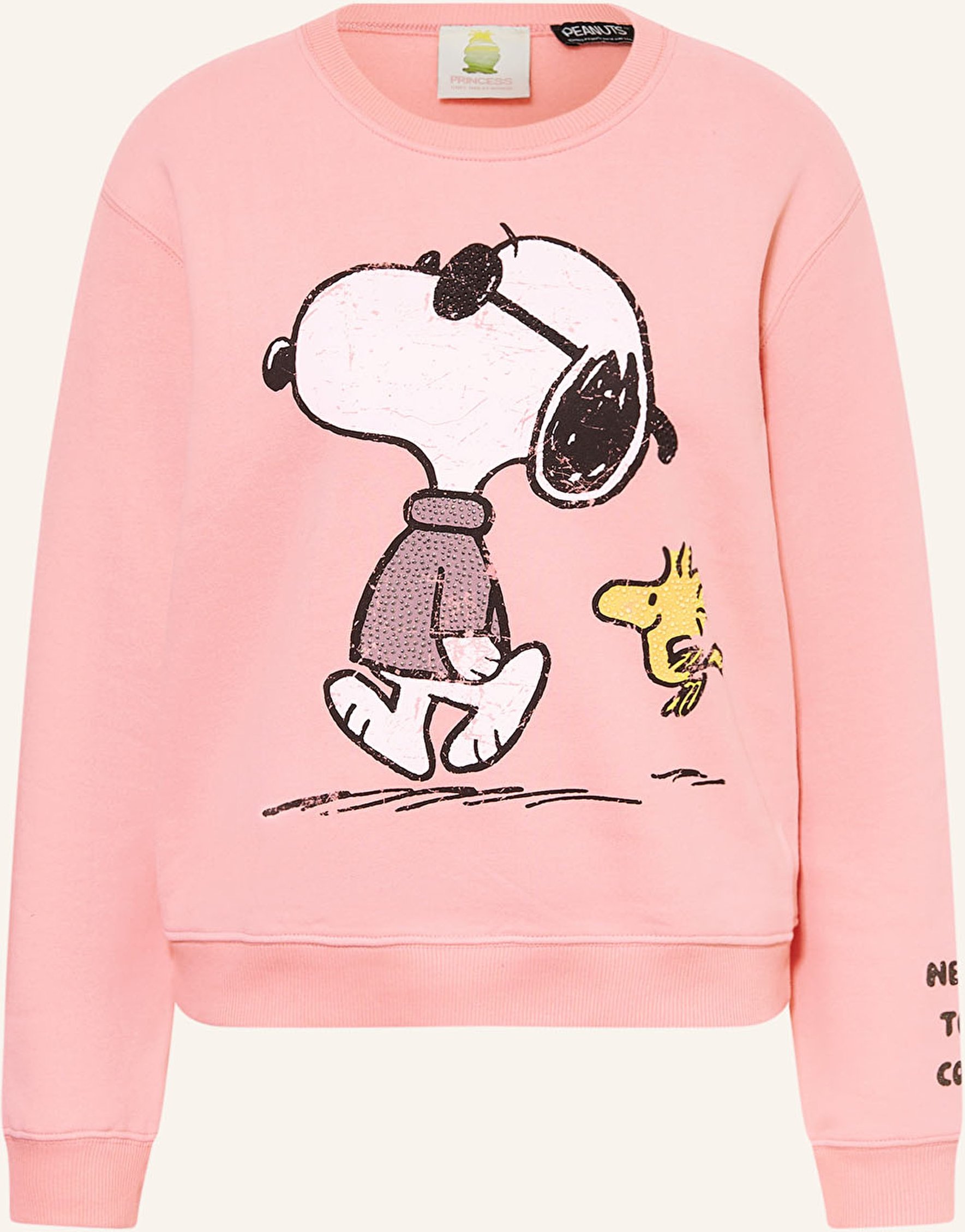 Princess Goes Hollywood Sweatshirt Mit Schmucksteinen rosa