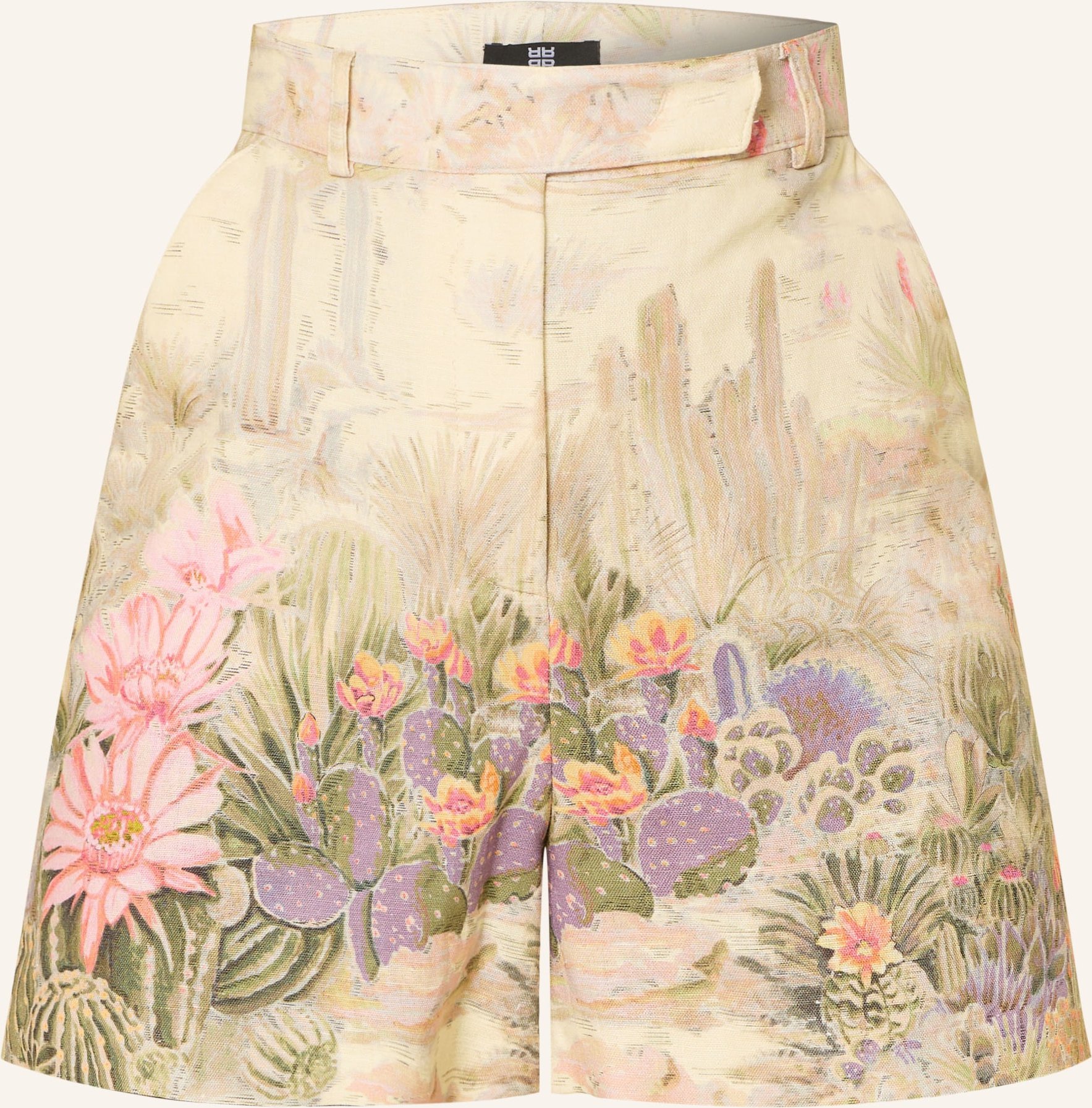 Riani Shorts Mit Leinen beige