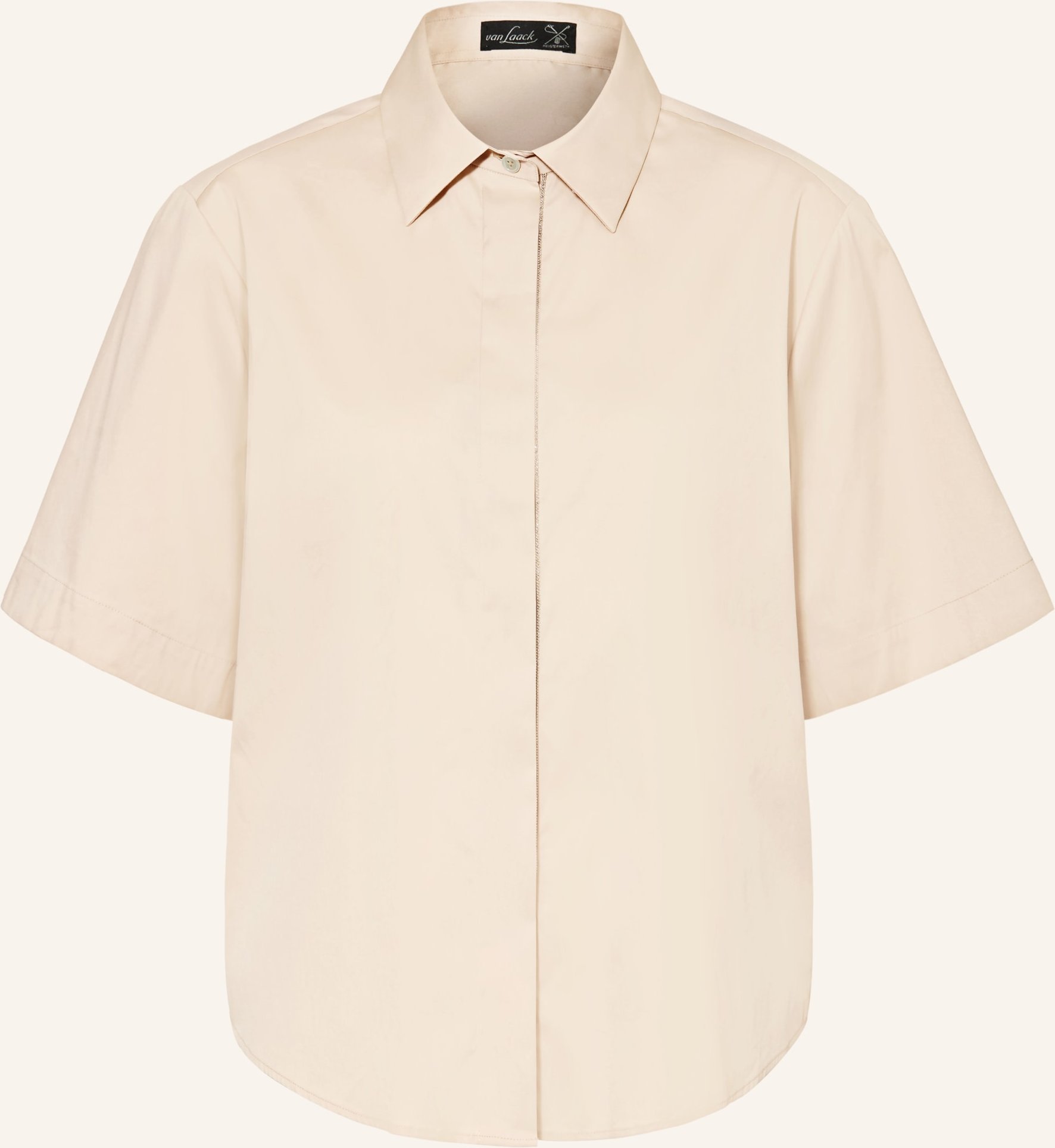 Van Laack Hemdbluse Vl-Azika-Pb Mit Schmuckperlen beige