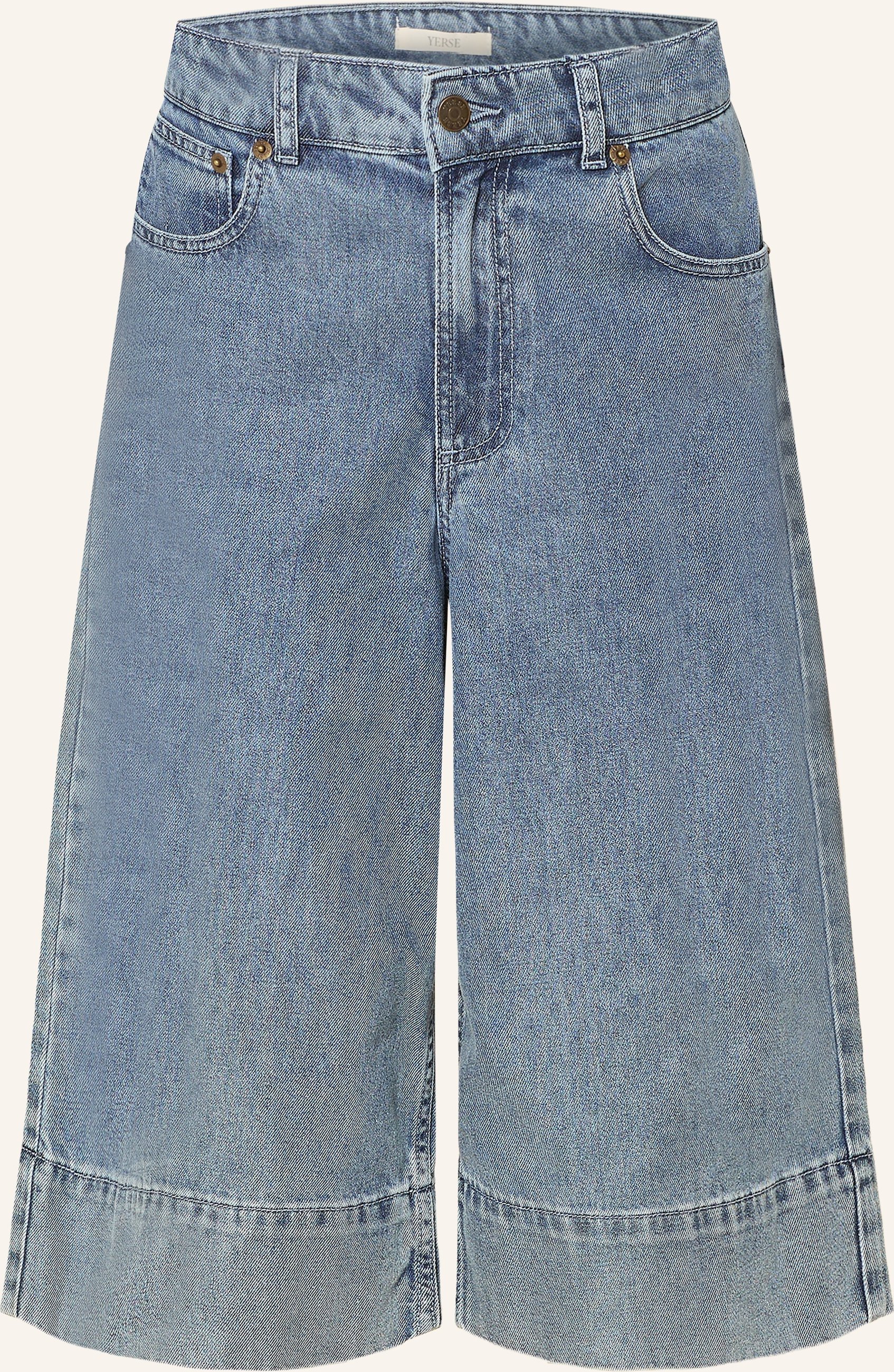 Yerse Jeans-Bermudas Cleo blau