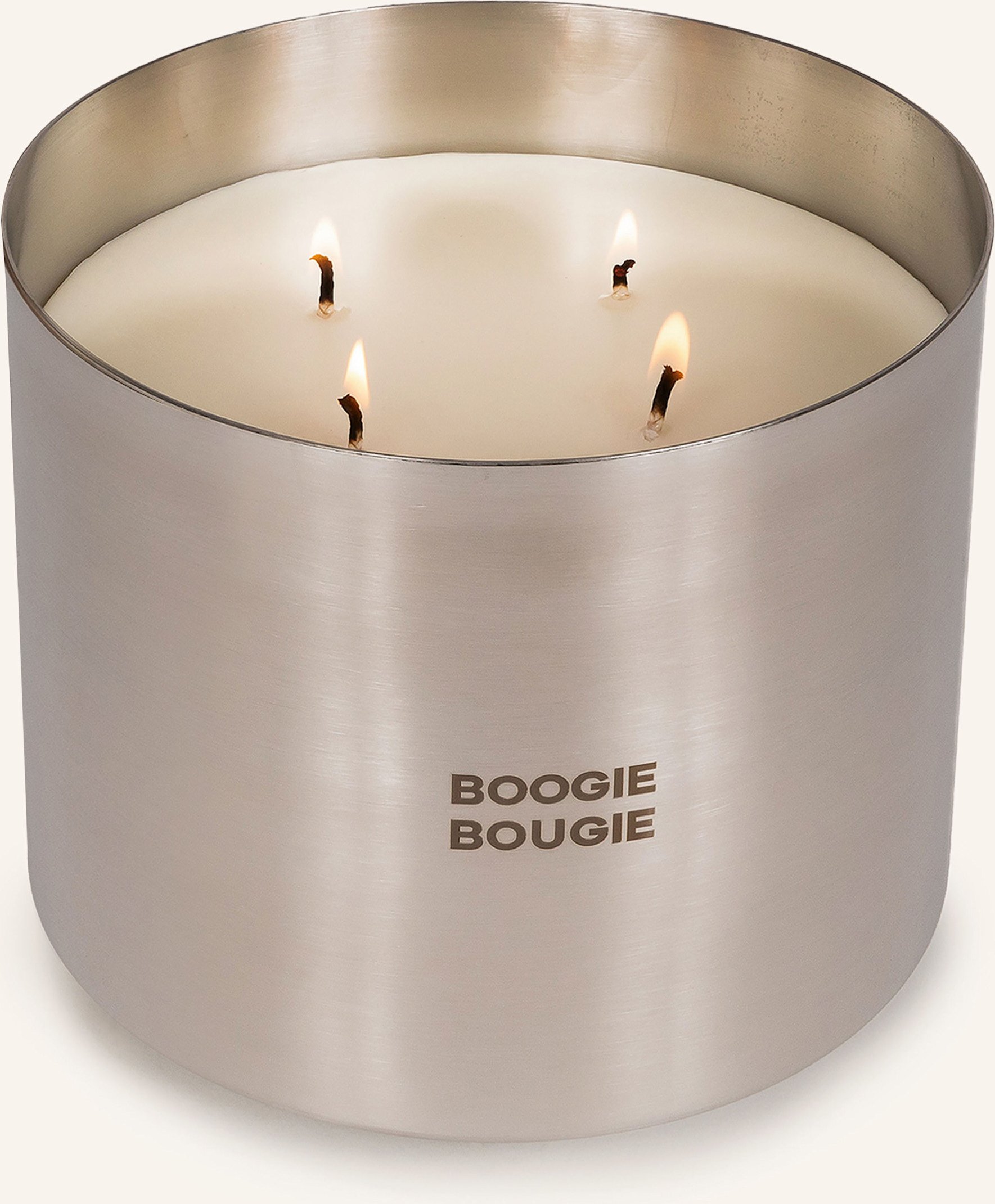 Boogie Bougie Duftkerze Tonka Bean & Myrrh silber