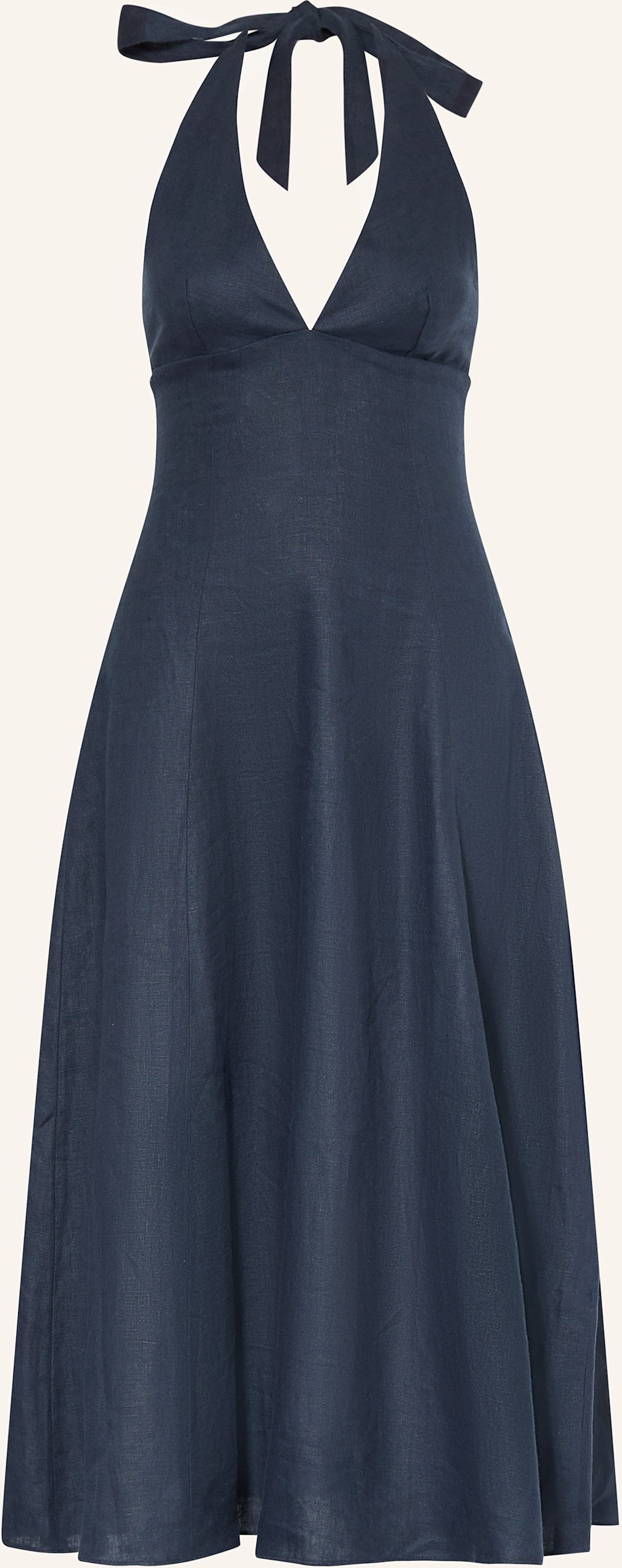 Faithfull The Brand Leinenkleid Marais blau