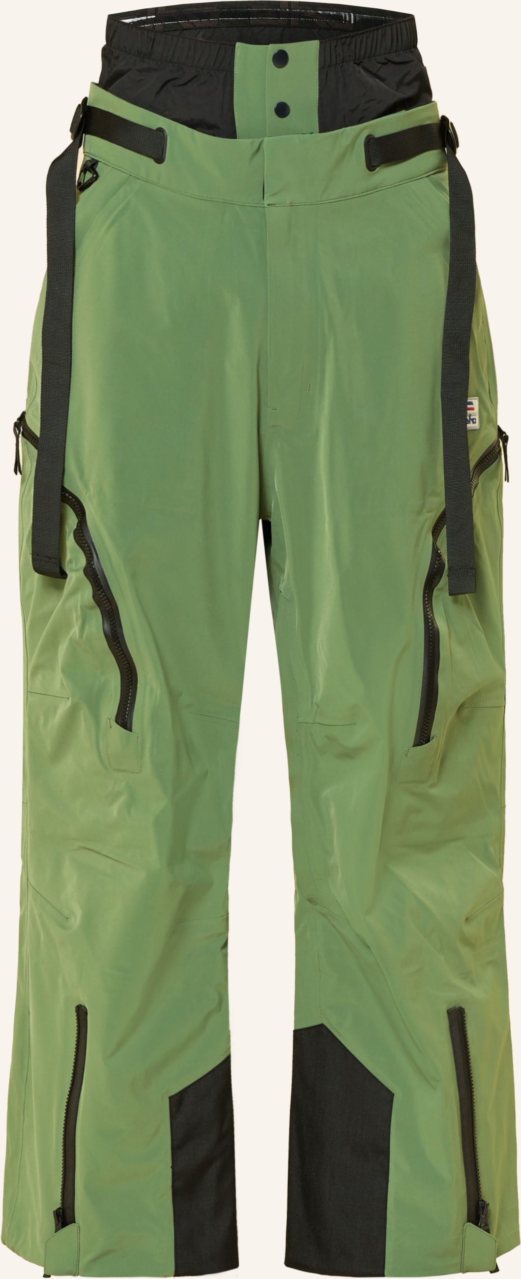 Elho Hardshell-Skihose Boom gruen