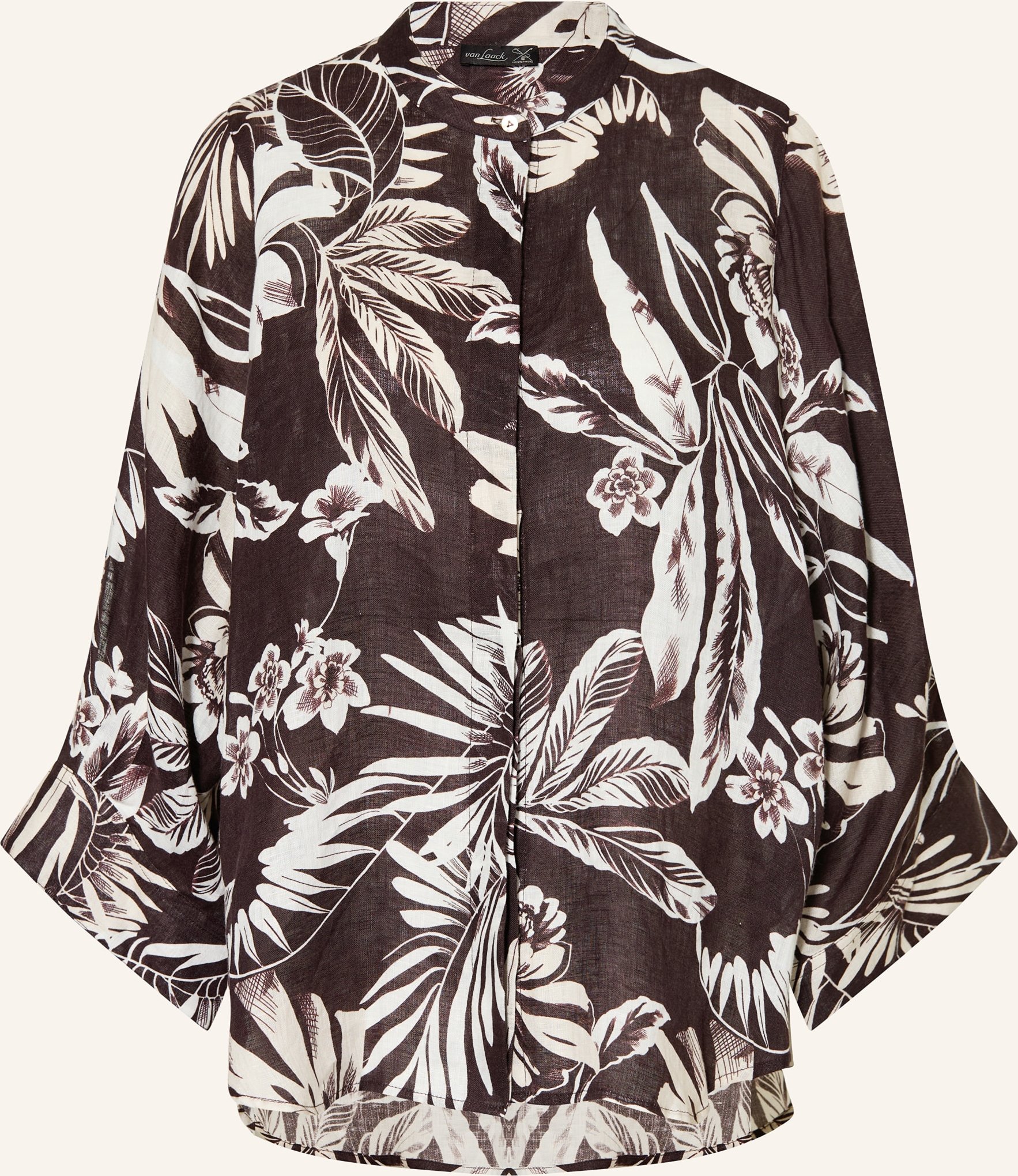 Van Laack Leinenbluse braun