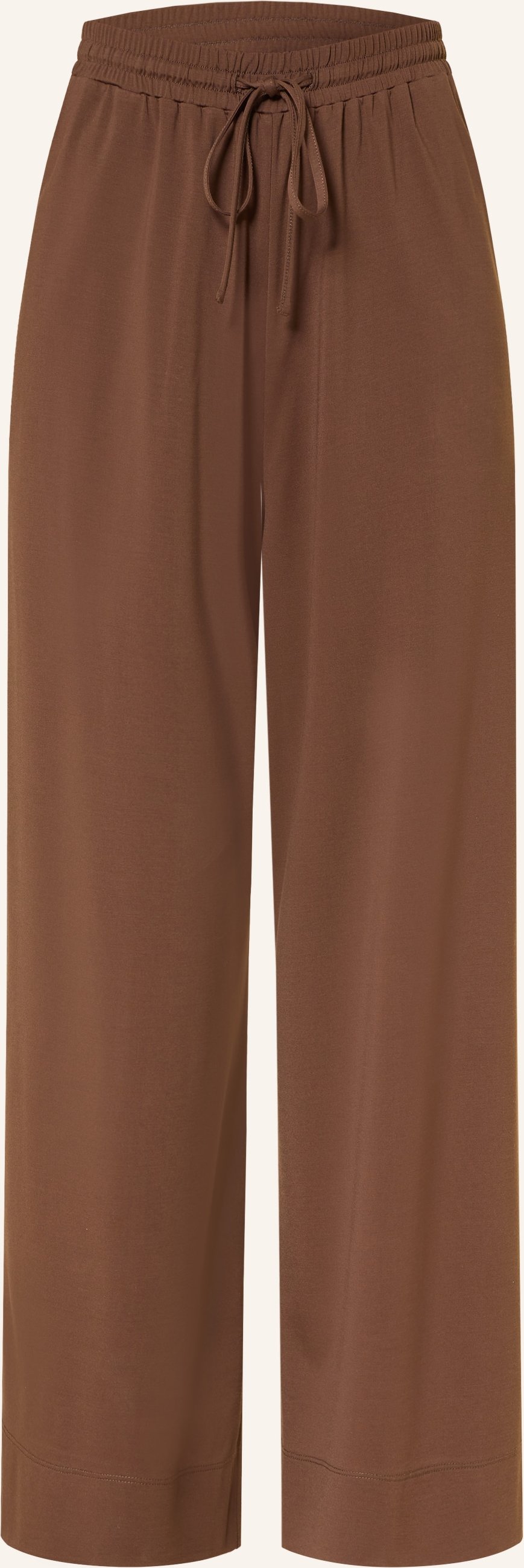 Weekend Max Mara 7/8-Hose Modico Aus Jersey braun