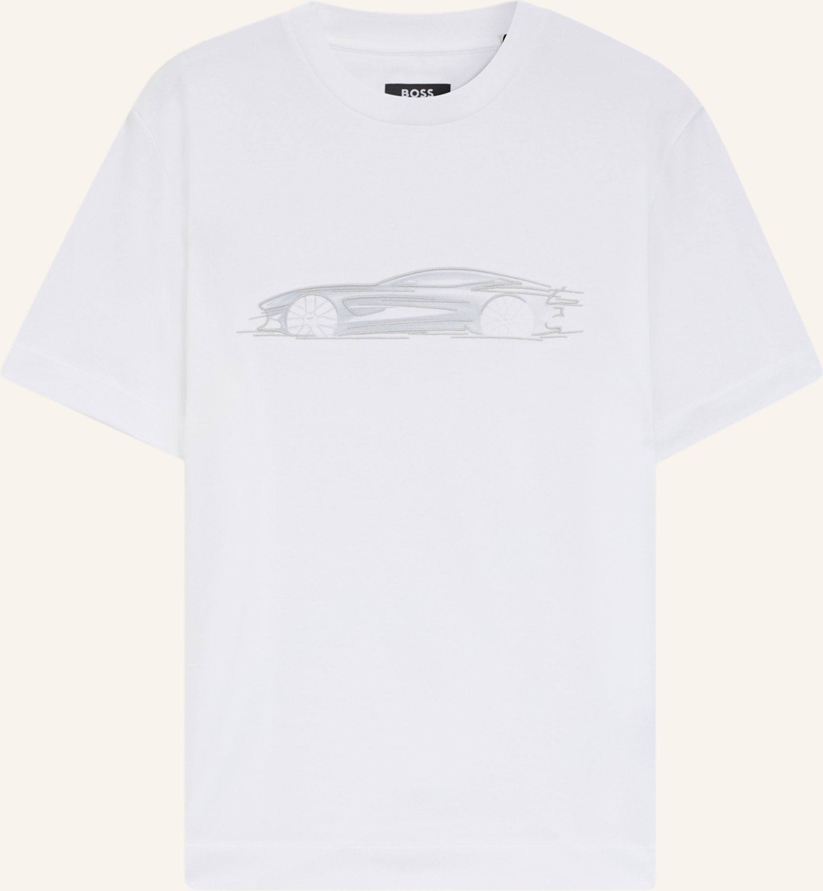 Boss T-Shirt C-Taut 242_Am Regular Fit weiss