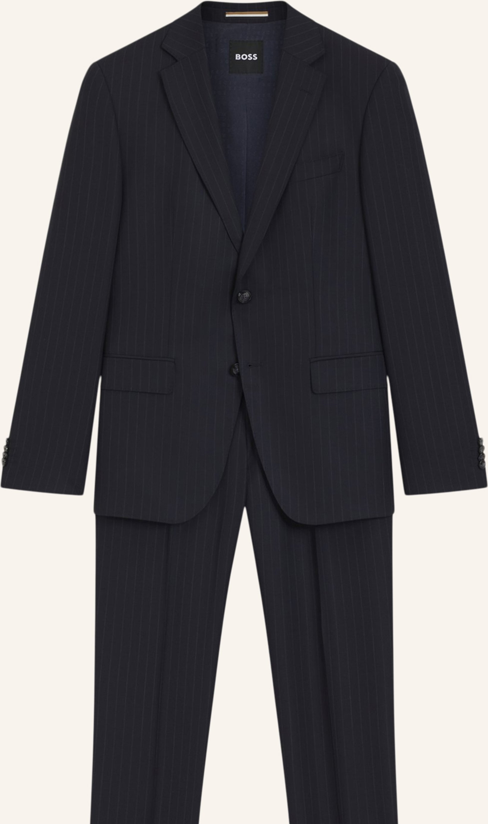 Boss Business Anzug H-Huge-2pcs-253 Slim Fit blau