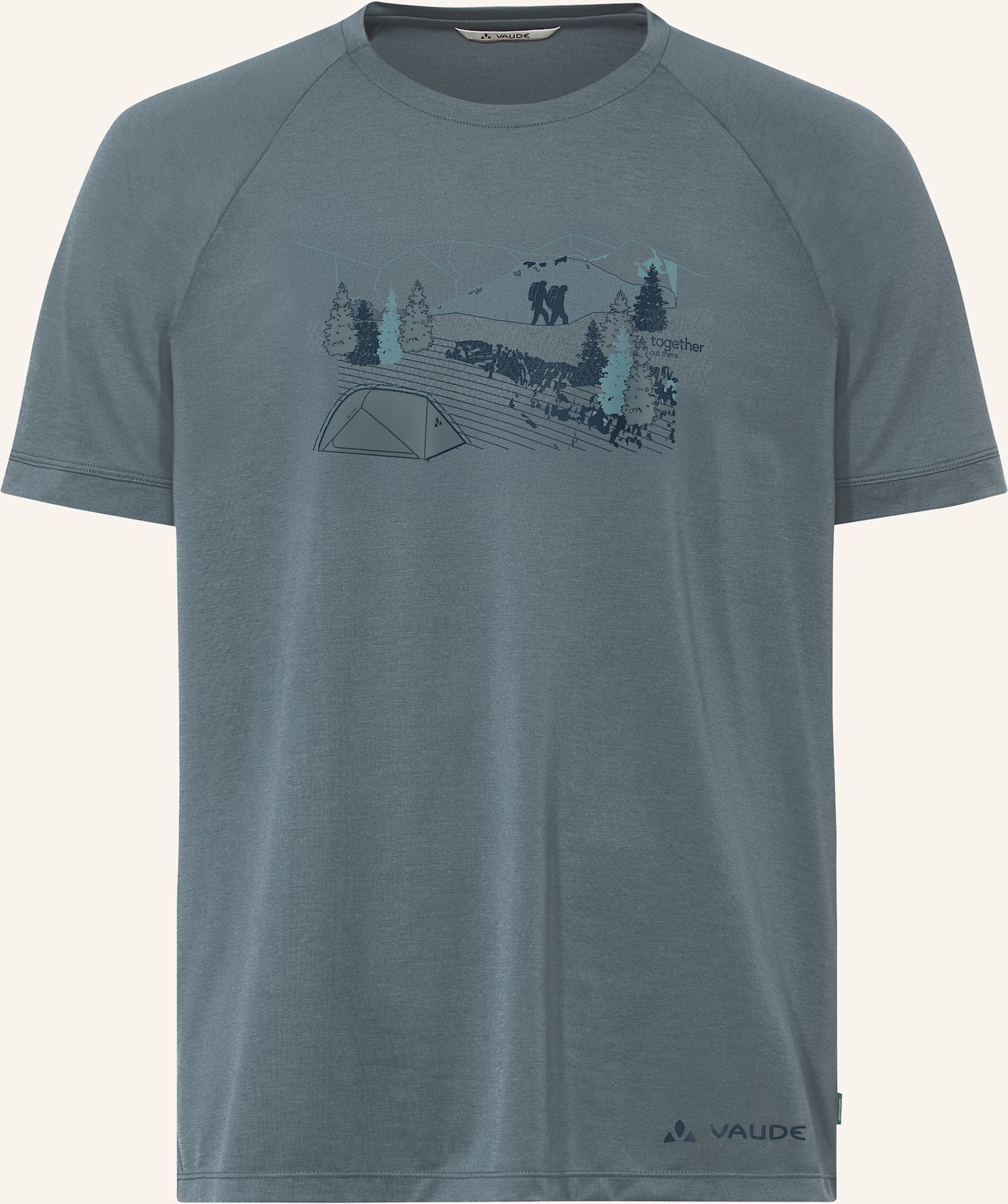Thumbnail - Vaude T-Shirt Gleann blau