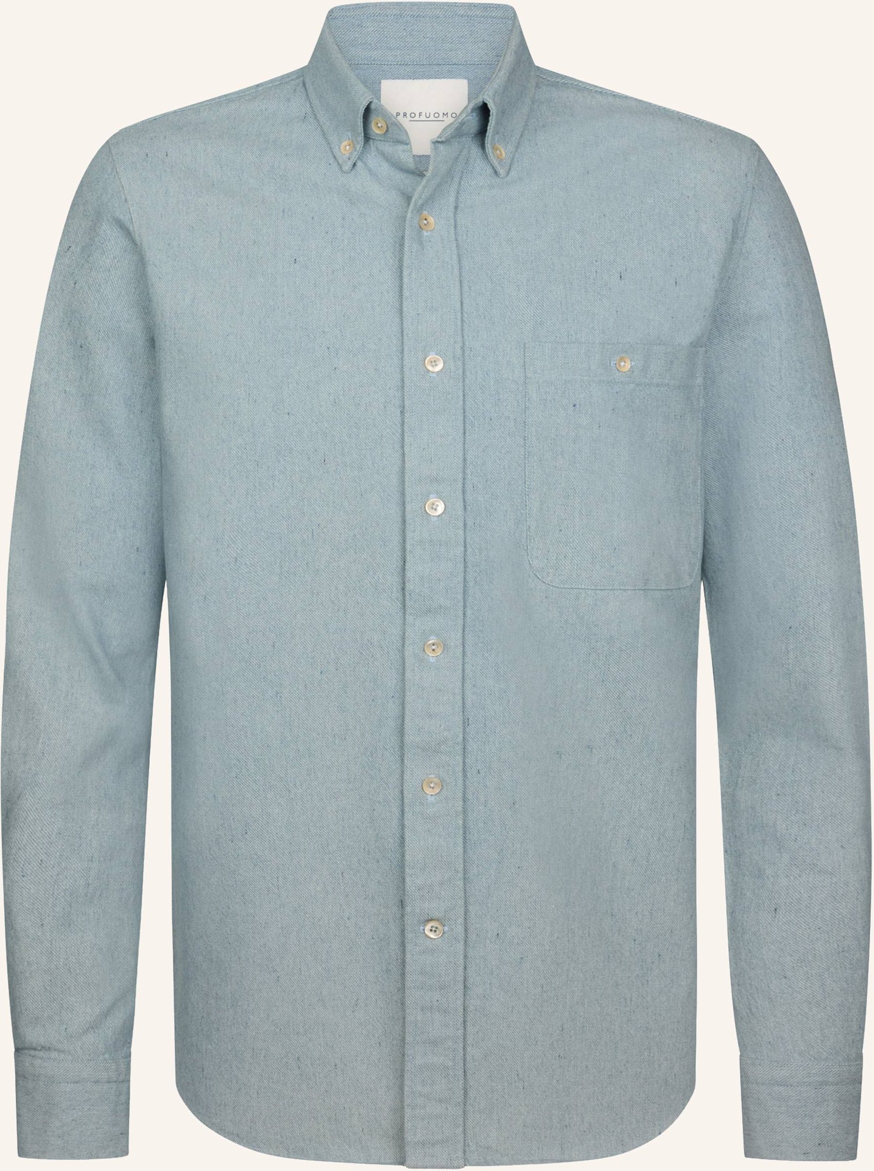 Profuomo Herren Hemd blau