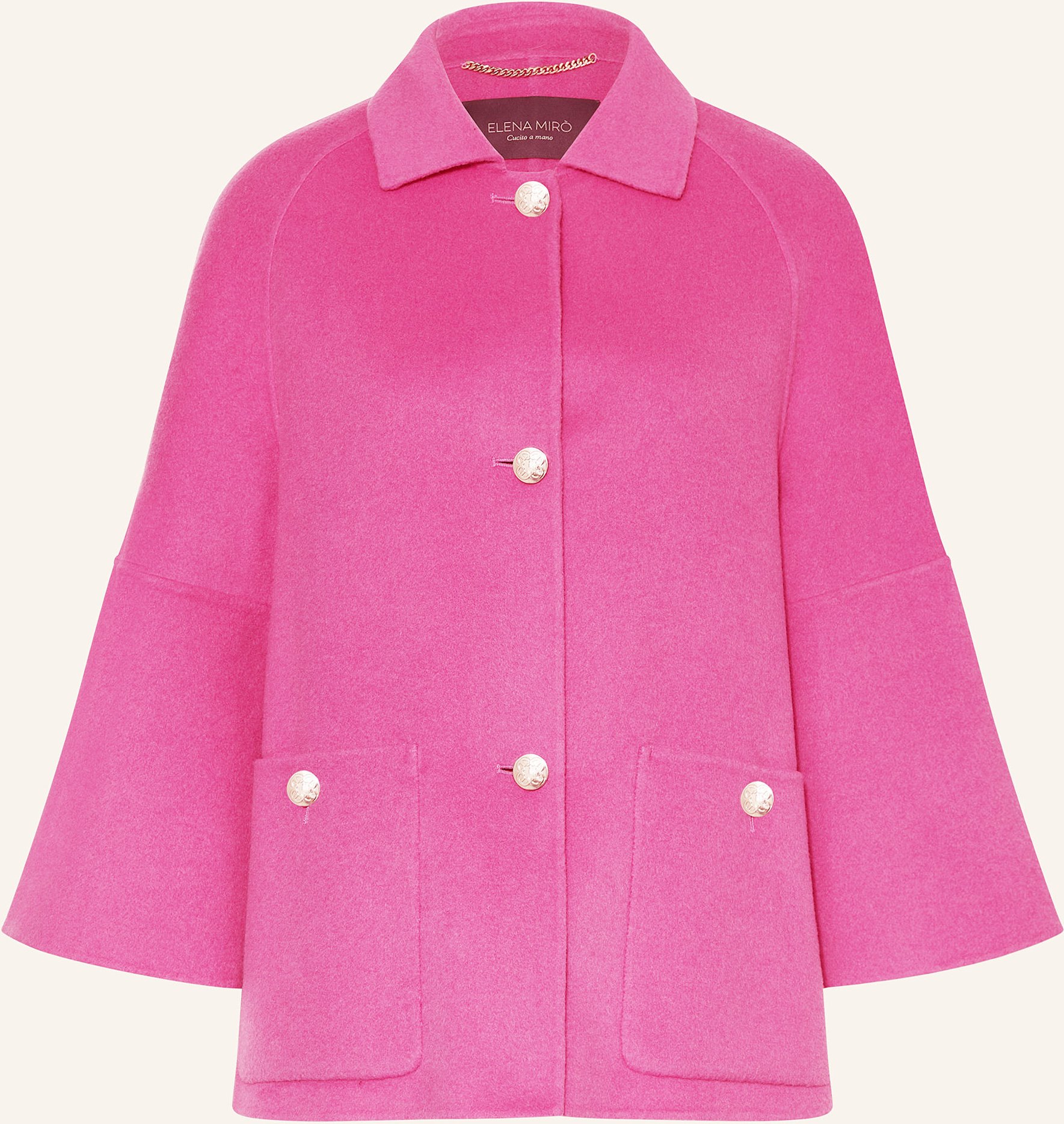 Elena Miro Kastenjacke Mit 3/4-Arm pink