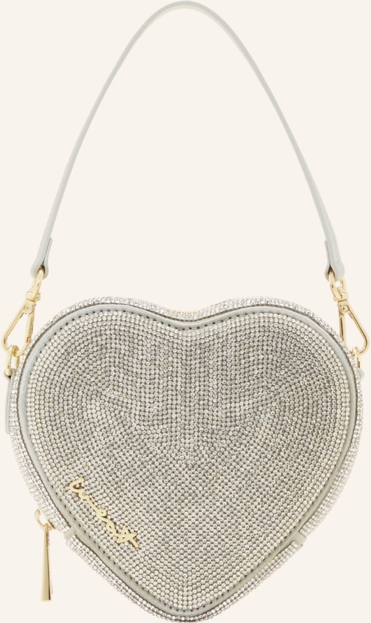Weat Handtasche Midi Heart silber