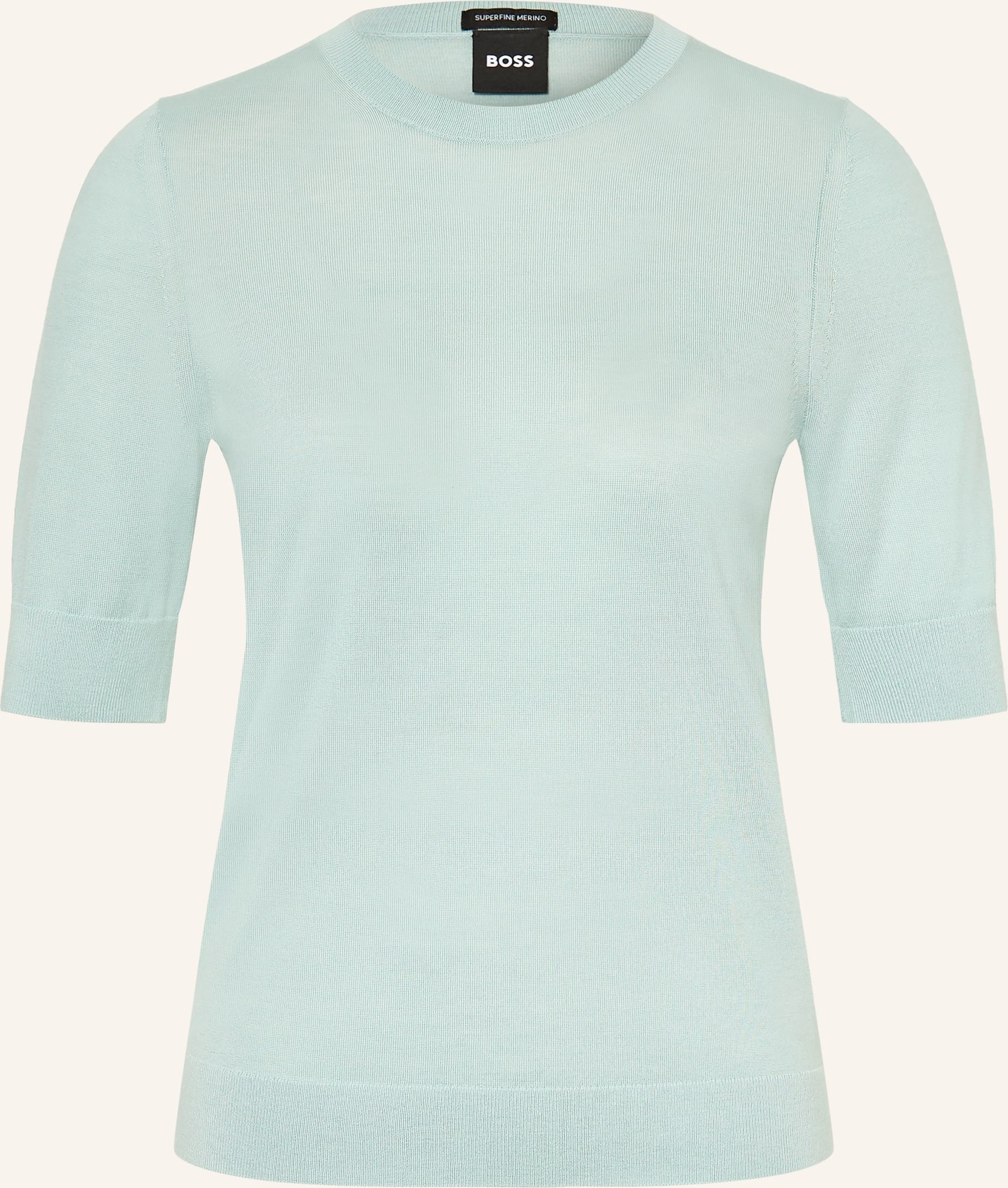 Boss Strickshirt Farbella gruen