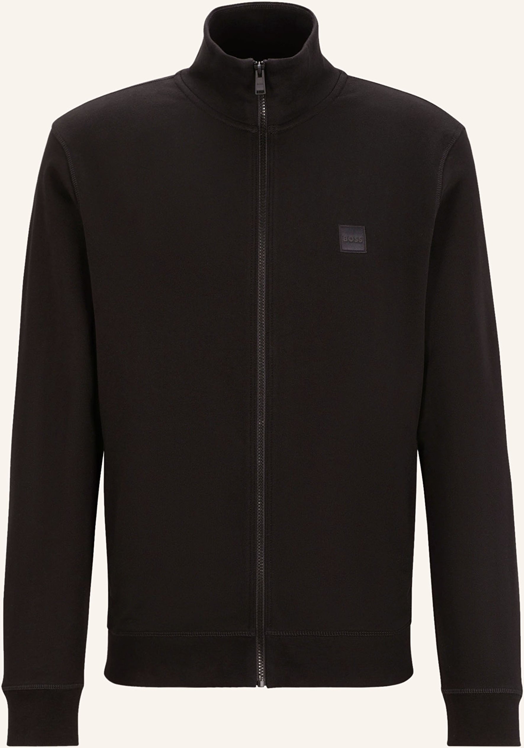 Boss Sweatjacke Zestart schwarz