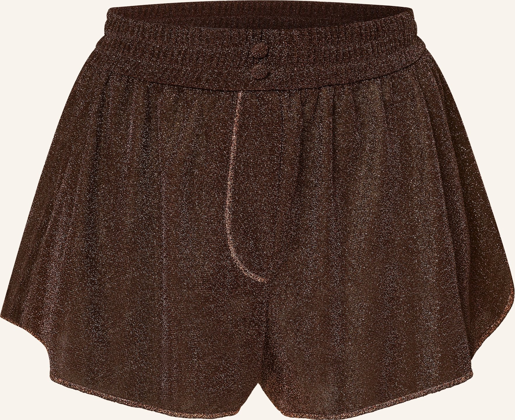 Oséree Shorts Lumiere Mit Glitzergarn braun