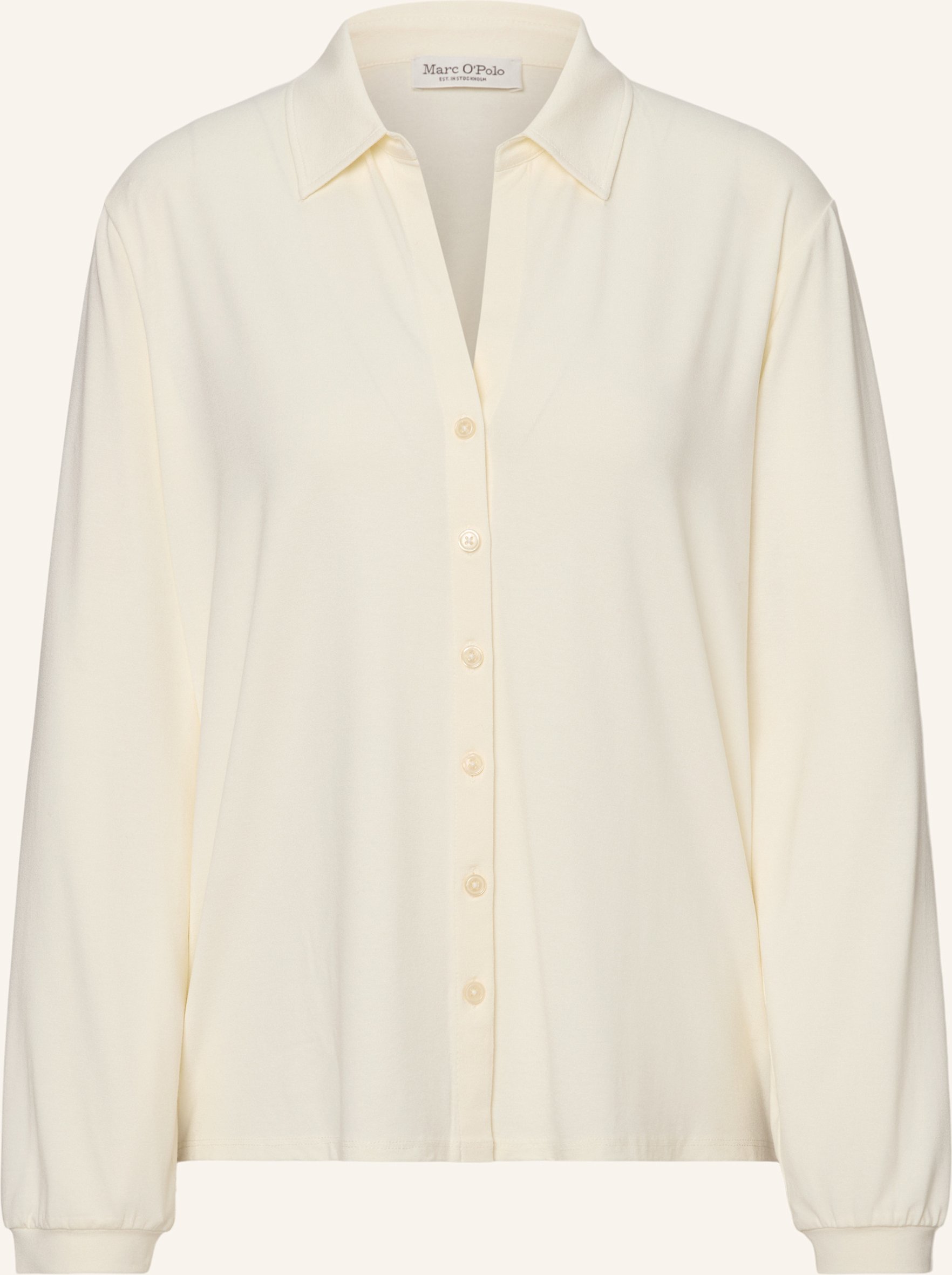 Marc O'polo Jerseybluse Loose weiss