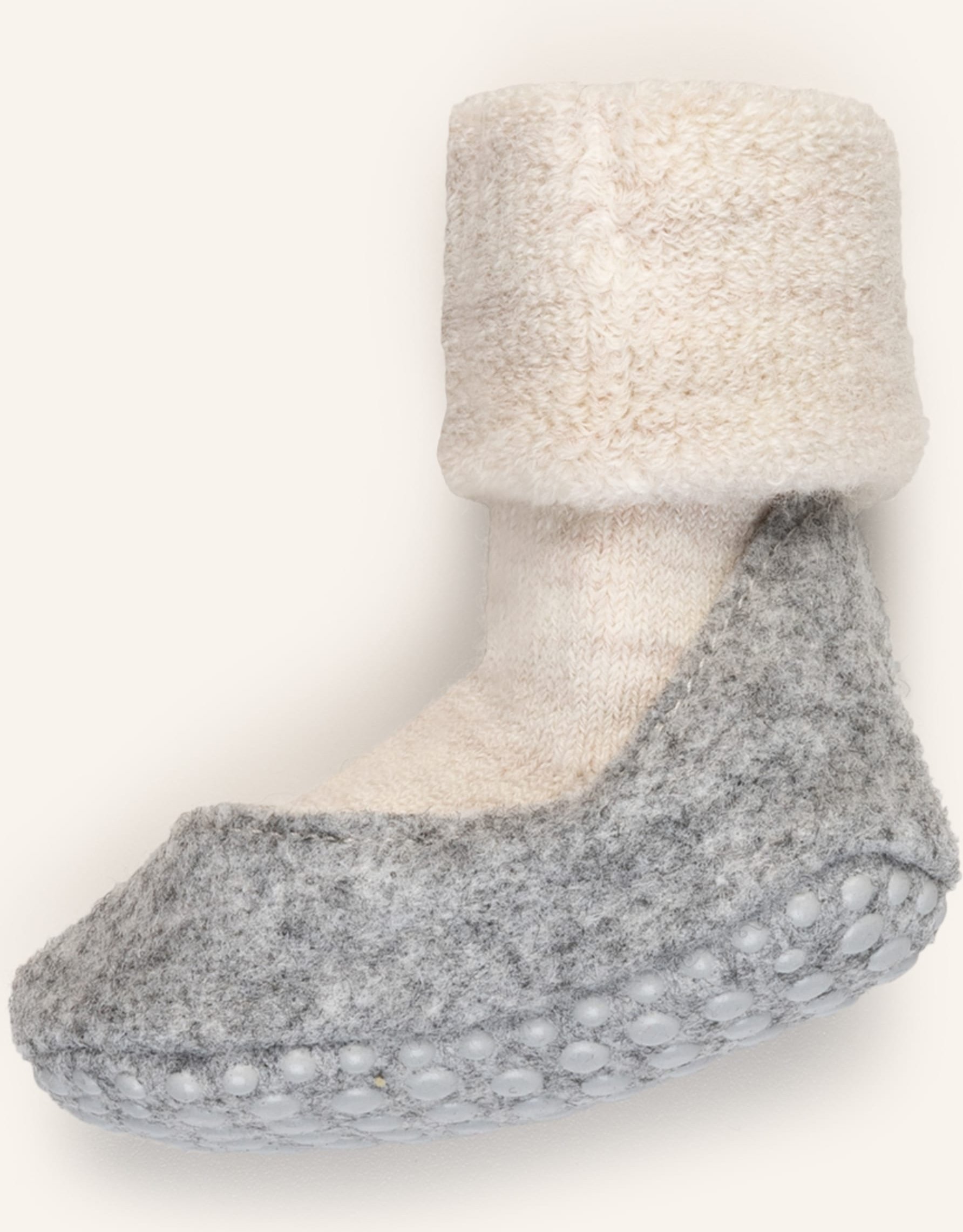 Thumbnail - Falke Stopper-Socken Cosyshoe Aus Merinowolle beige