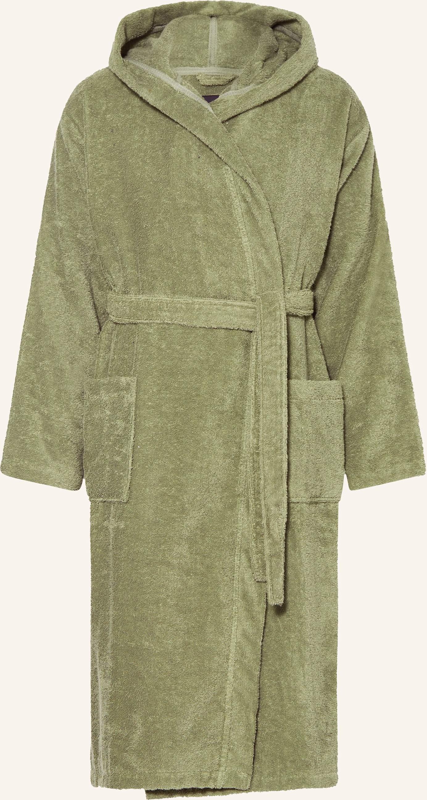 Marc O'polo Herren-Bademantel Mit Kapuze gruen