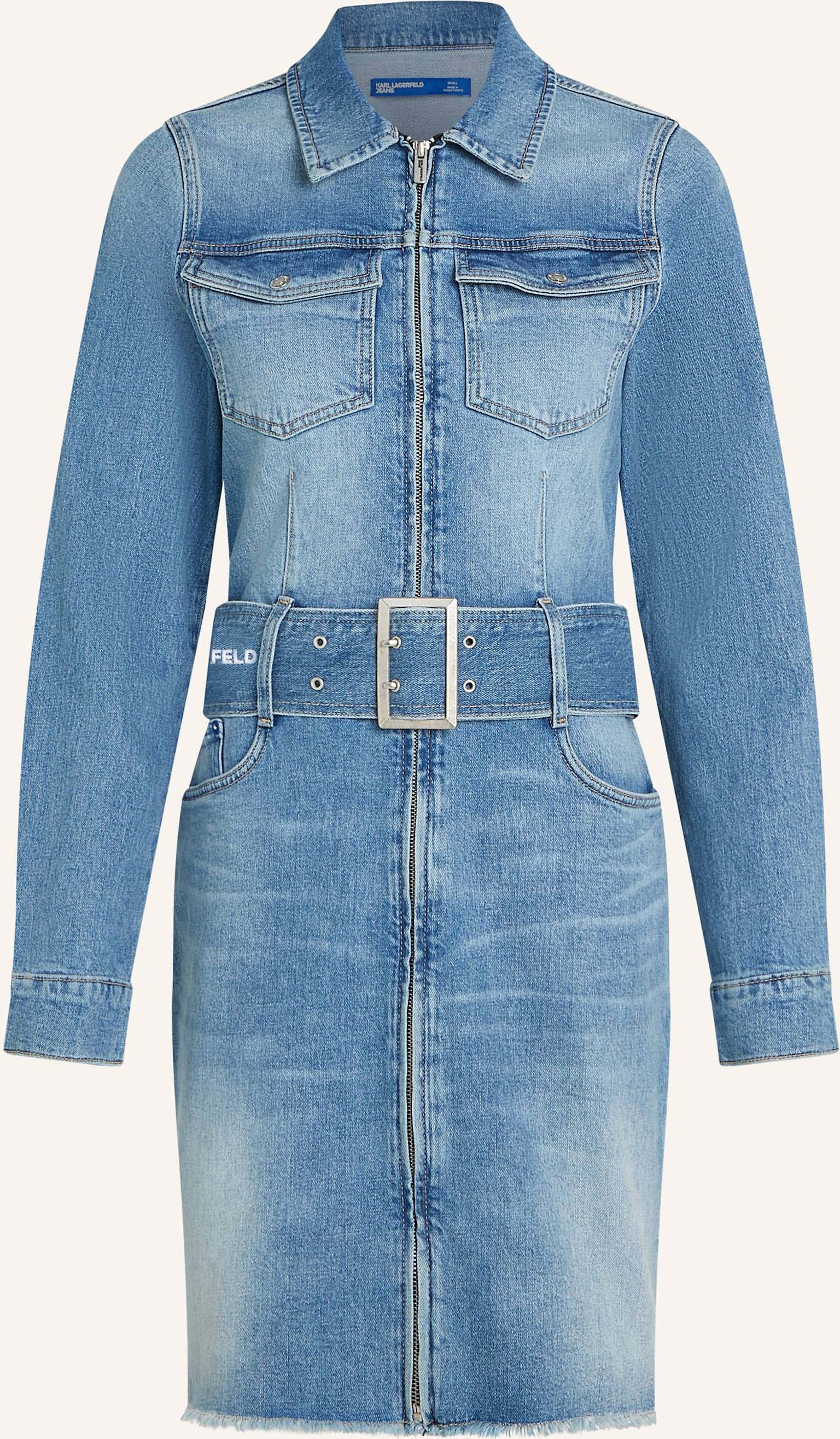 Karl Lagerfeld Jeans Kleid blau