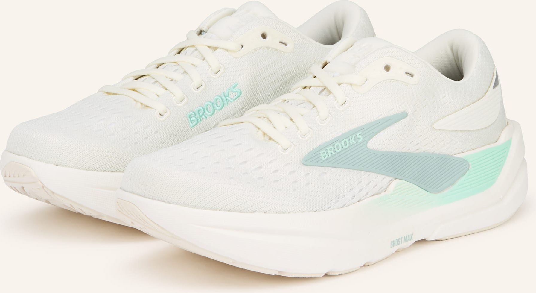 Brooks Laufschuhe Ghost Max weiss