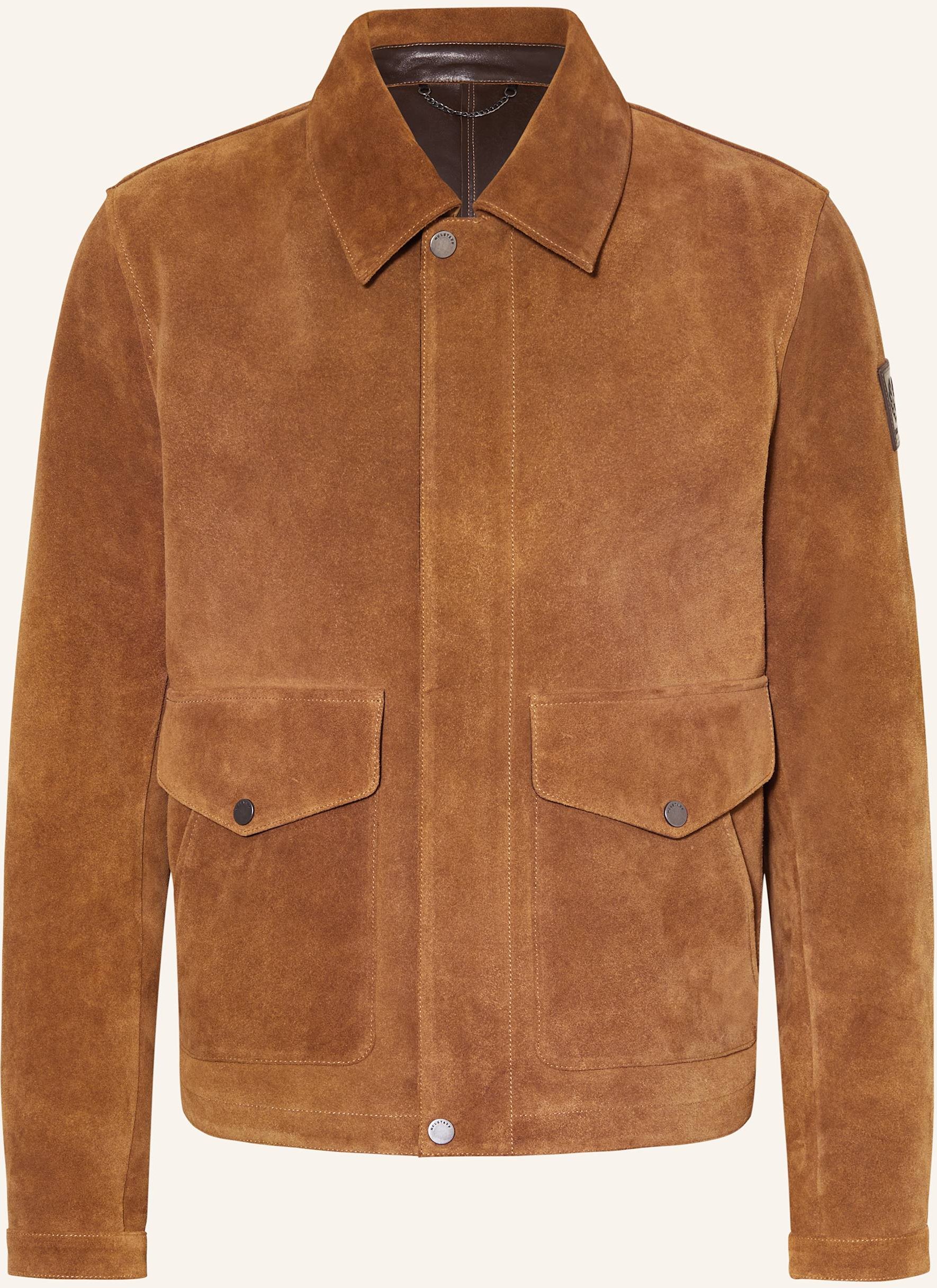 Belstaff Lederjacke Outland braun