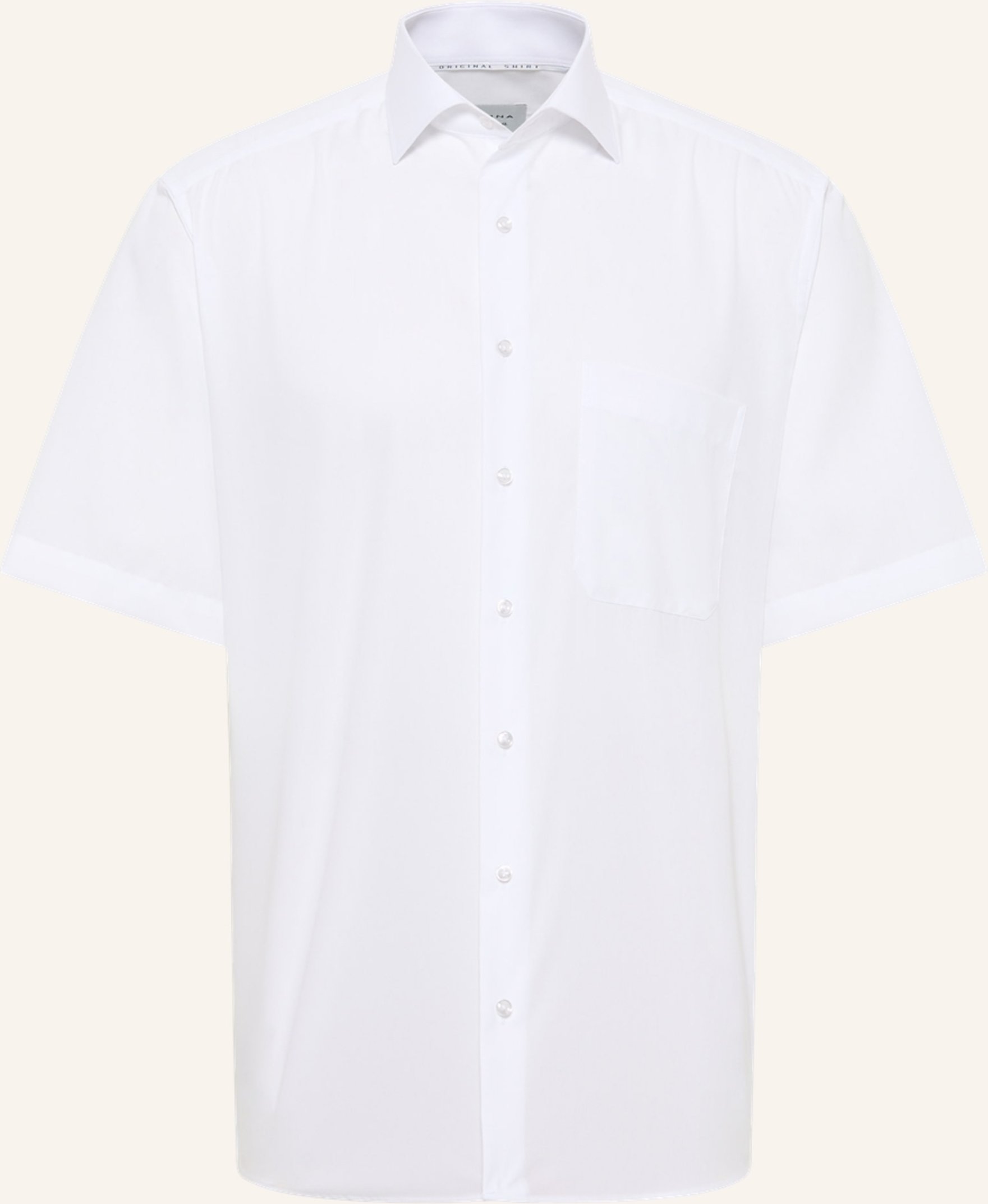 Eterna Kurzarm-Hemd Comfort Fit weiss