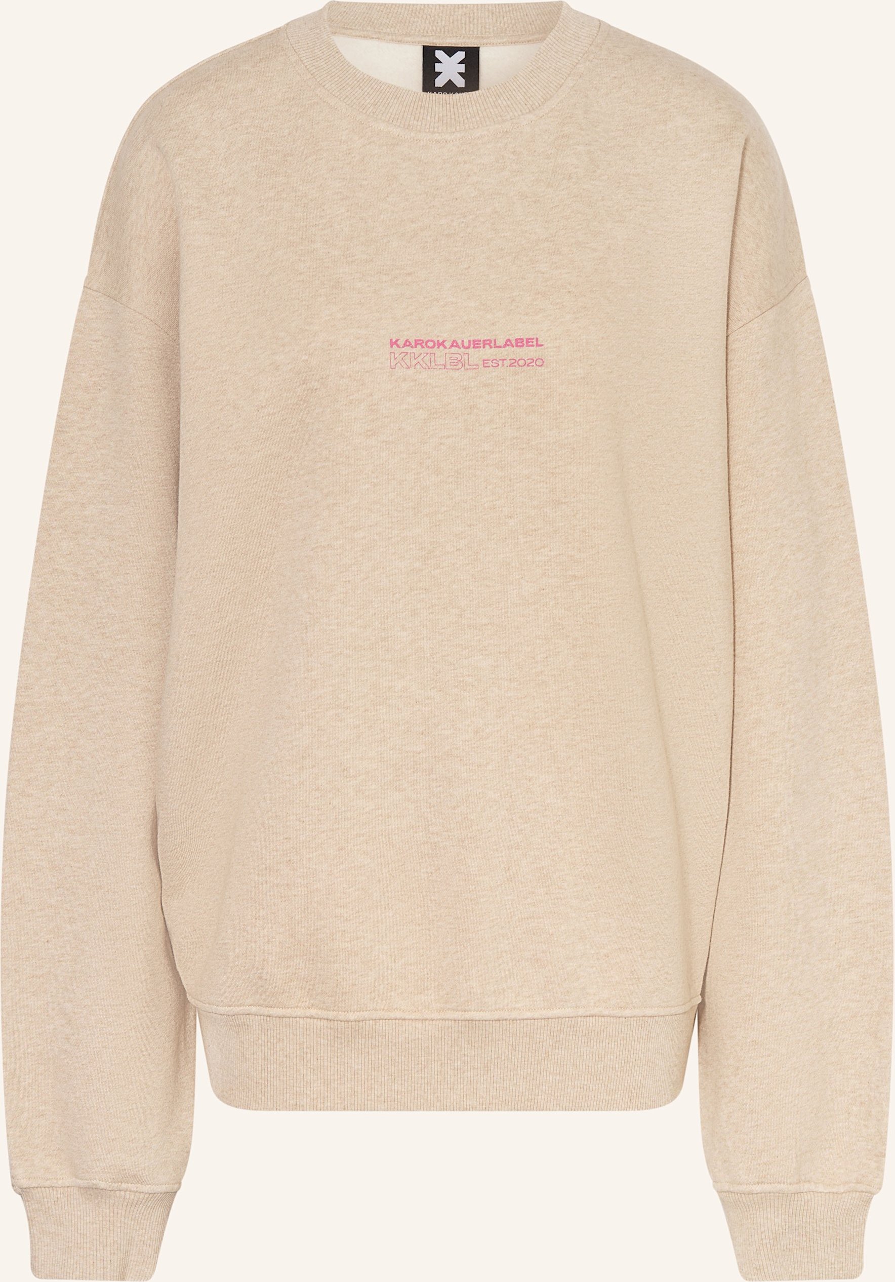 Karo Kauer Sweatshirt beige