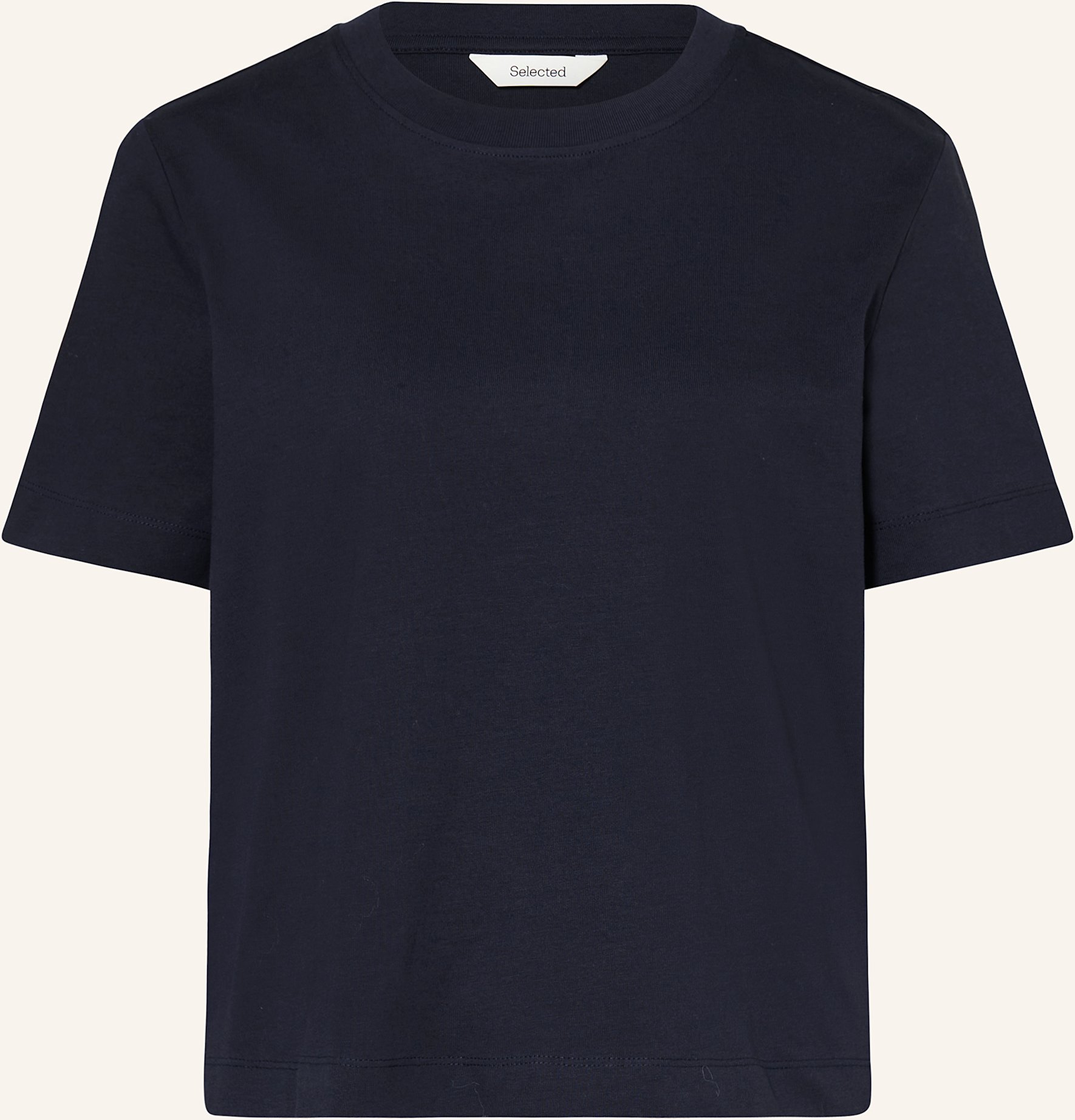 Selected Femme T-Shirt Slfessential blau