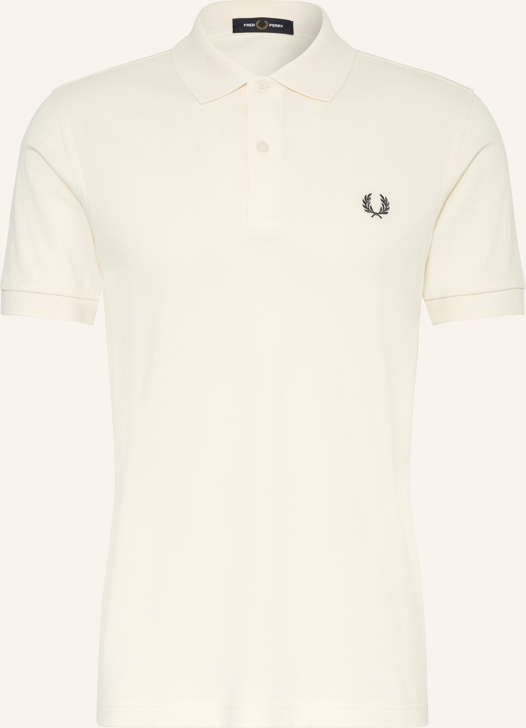 Thumbnail - Fred Perry Piqué-Poloshirt Regular Fit weiss
