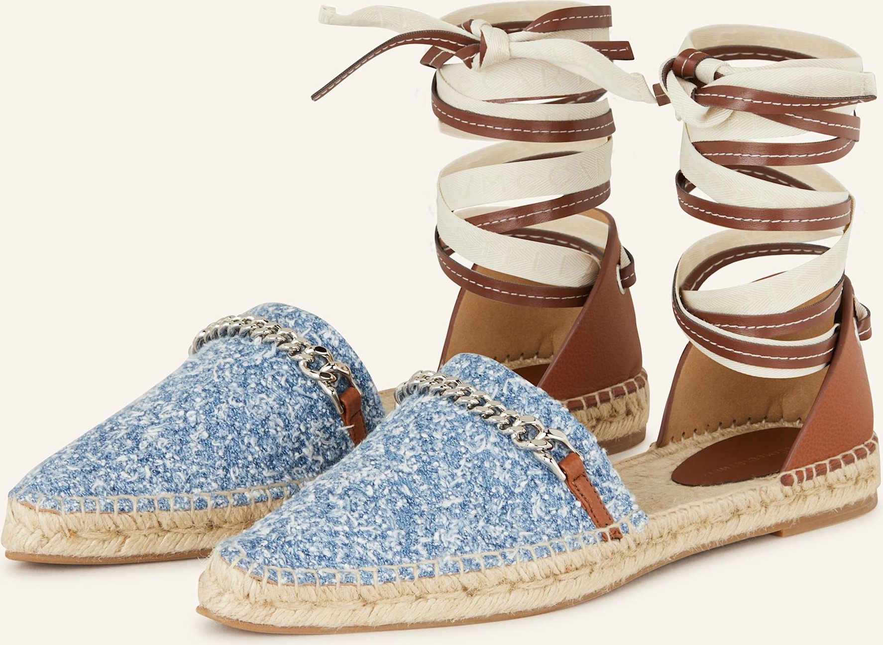 Stella Mccartney Espadrilles Gaia blau