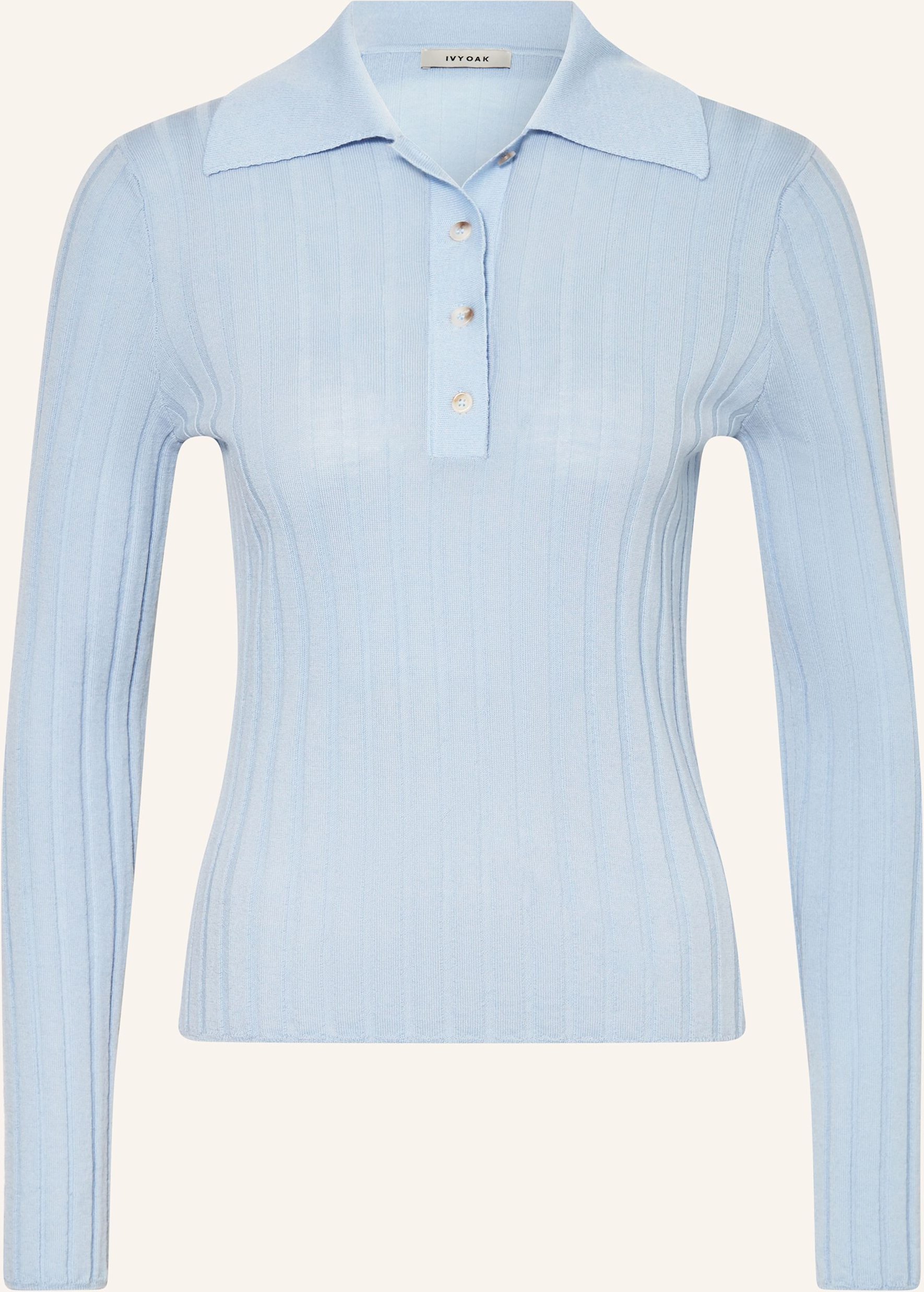 Ivy Oak Strick-Poloshirt Frederika blau