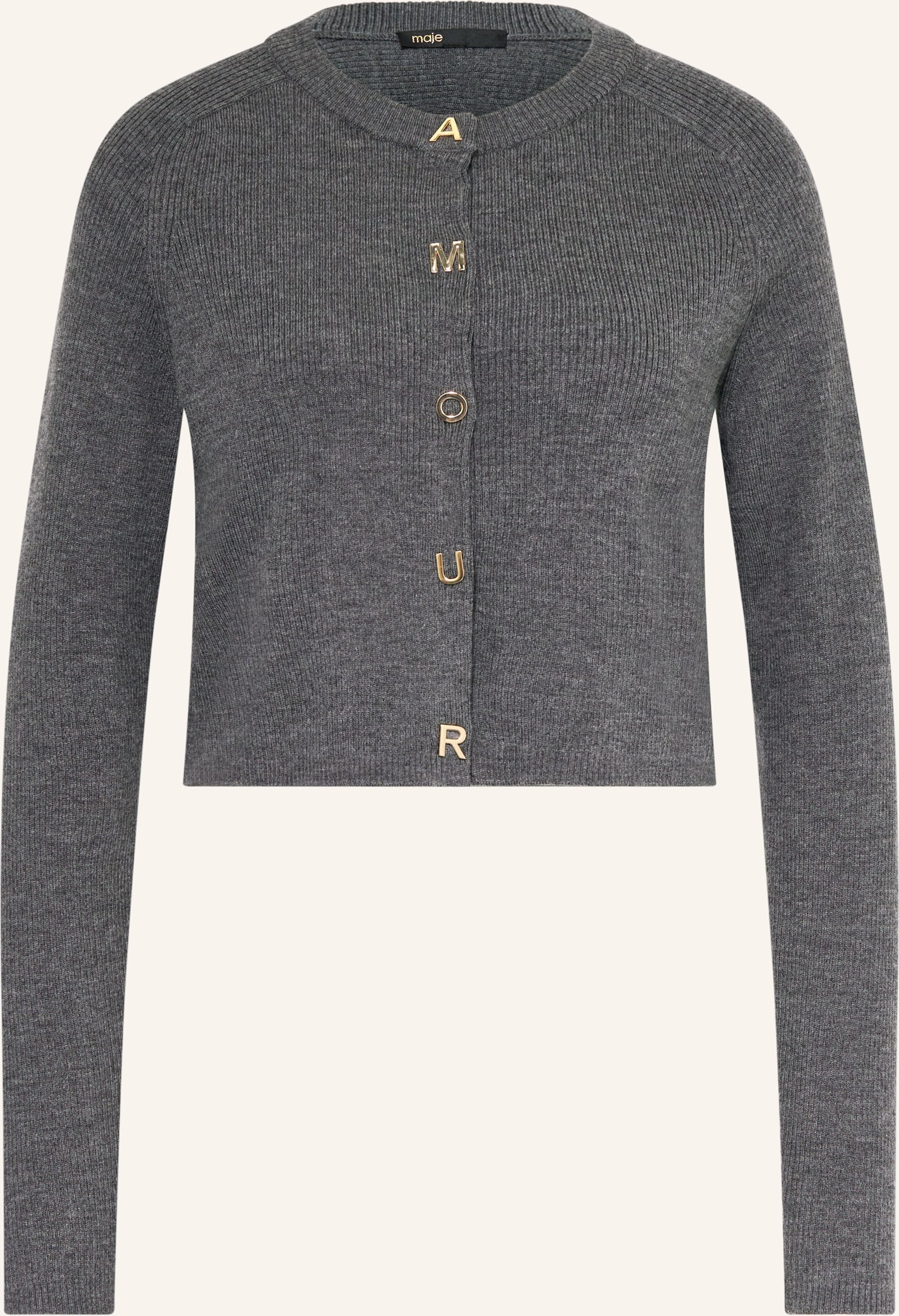Maje Strickjacke grau