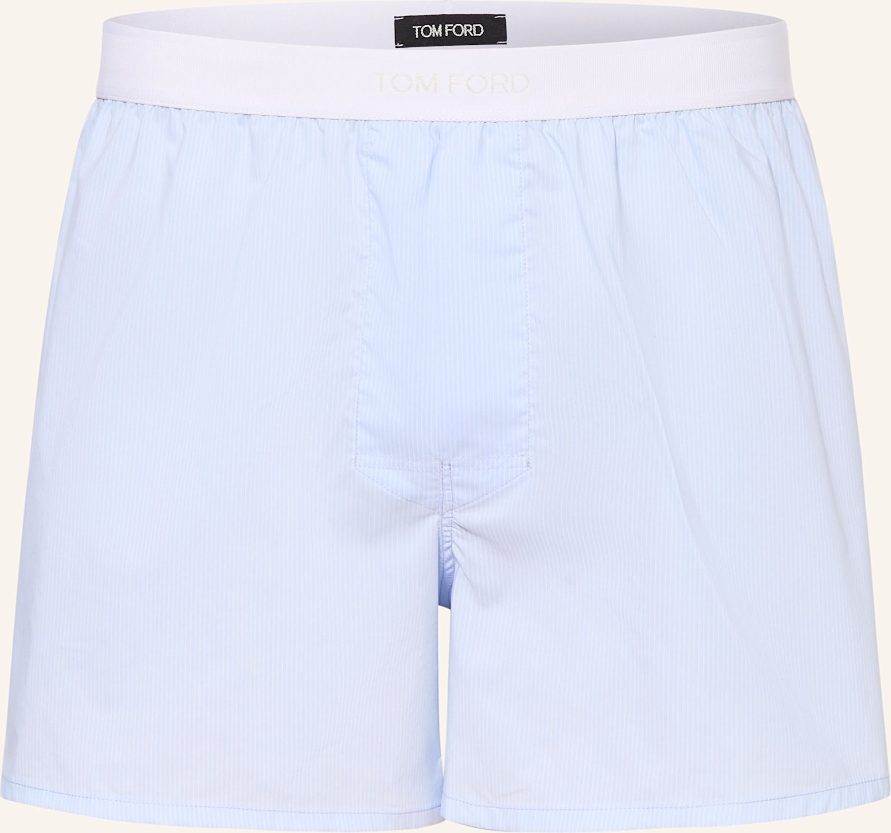 Tom Ford Web-Boxershorts blau