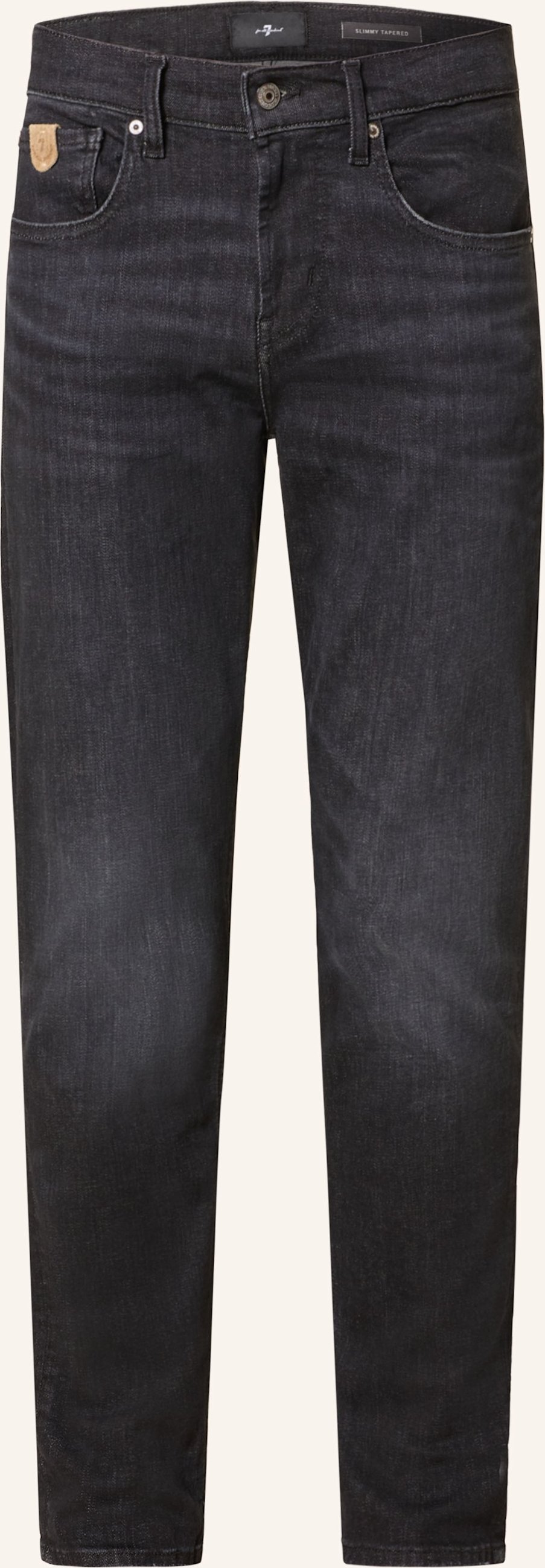 7 For All Mankind Jeans Slimmy Tapered Jupiter Extra Slim Fit schwarz