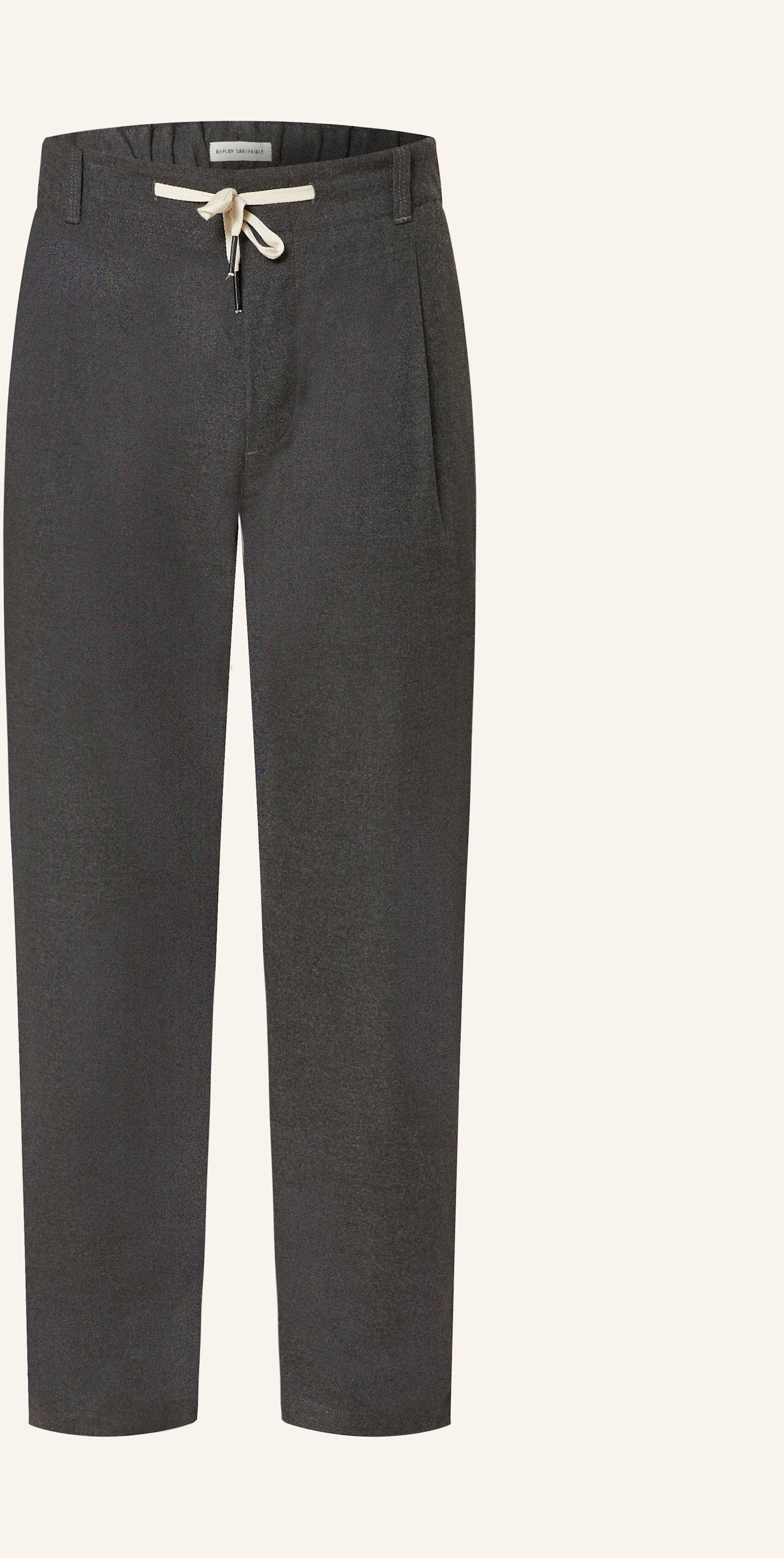 Thumbnail - Replay Hose Im Jogging-Stil Regular Fit grau