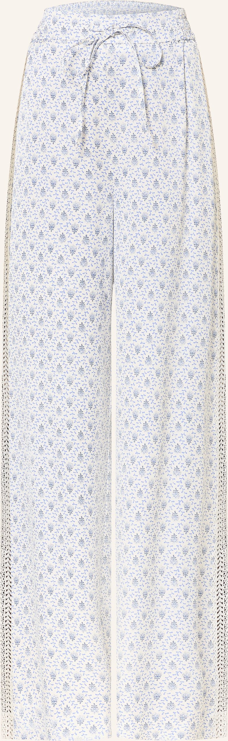 Claudie Pierlot Satinhose Mit Spitze weiss