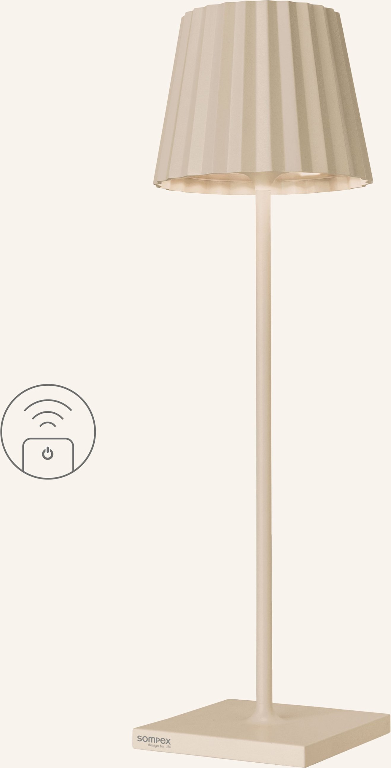 Sompex Leuchte Troll Rc beige