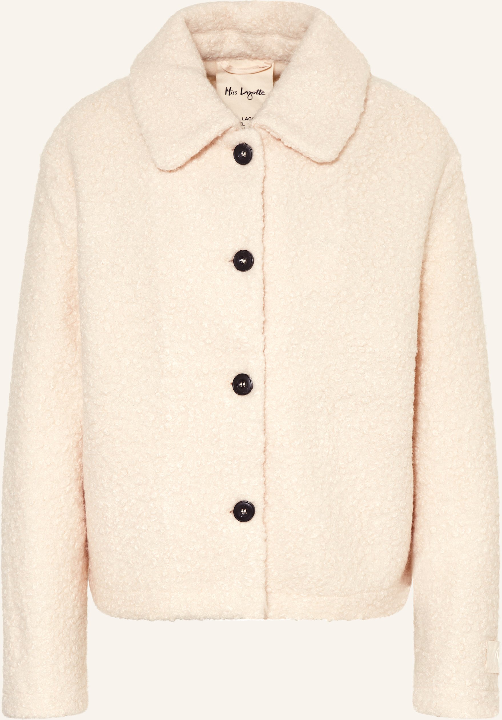 Miss Lagotte Teddyfell-Jacke weiss