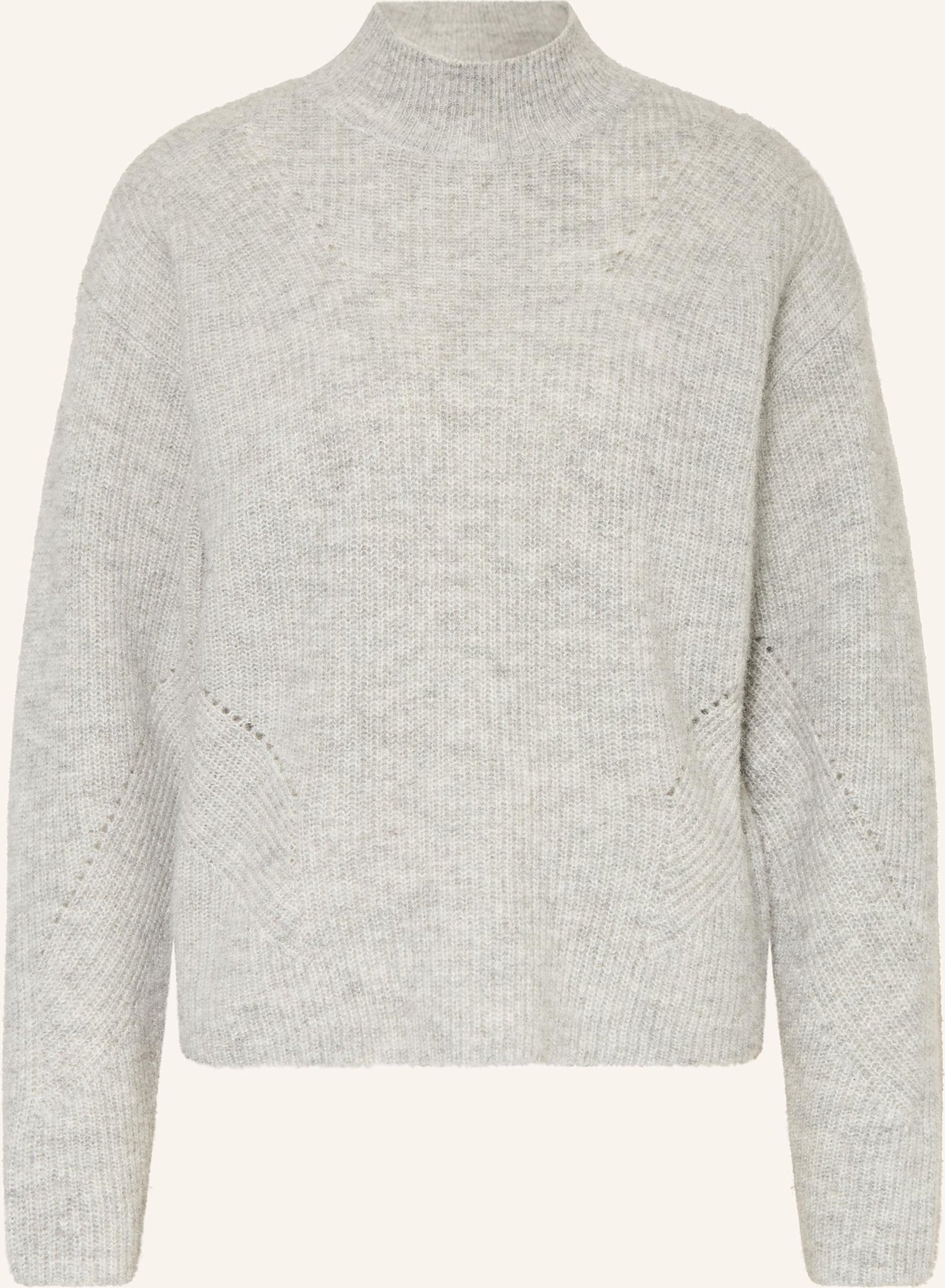 Boss Pullover Flondassy Mit Alpaka grau