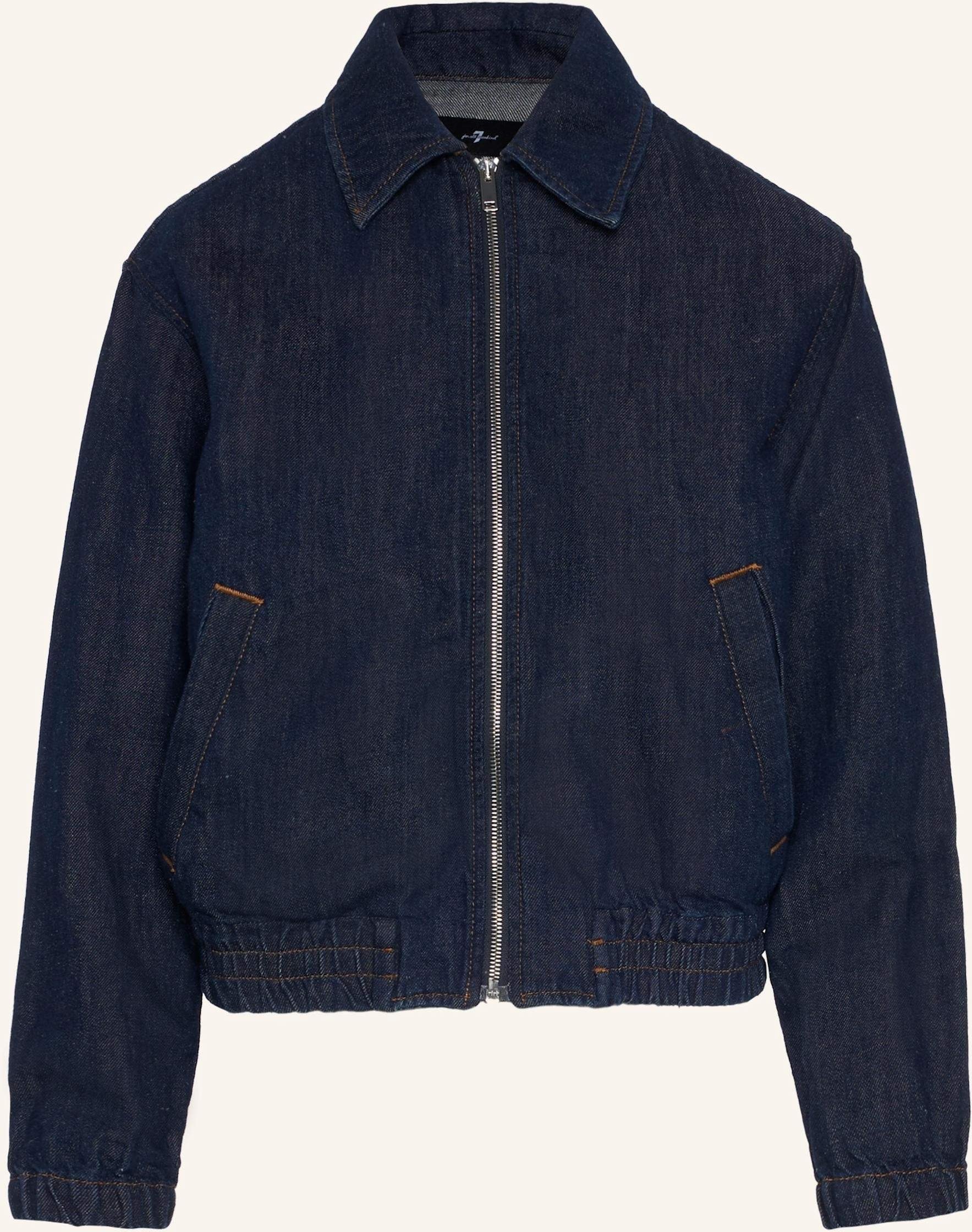 7 For All Mankind Bomber Jacket blau