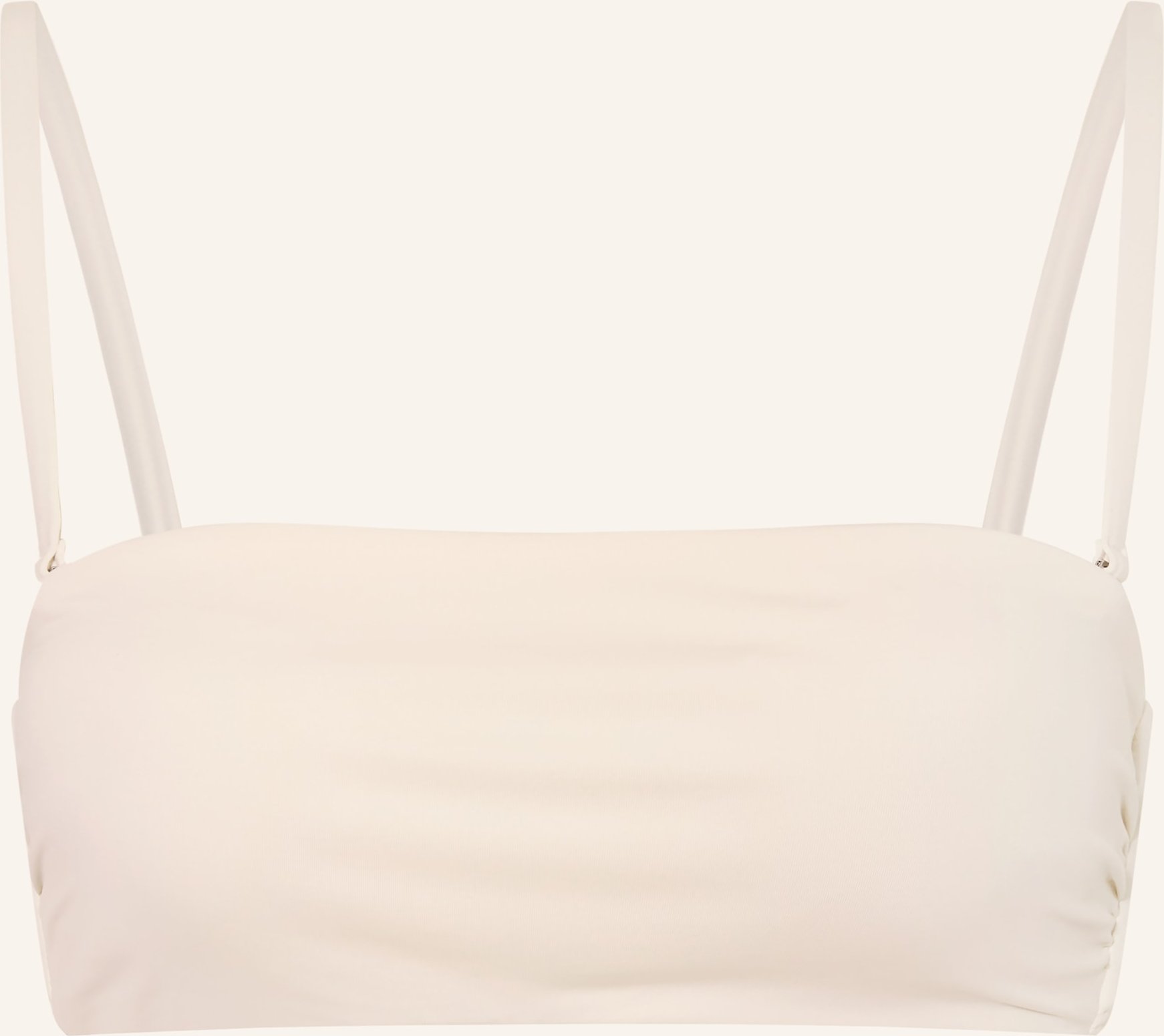 Calvin Klein Bandeau-Bikini-Top weiss