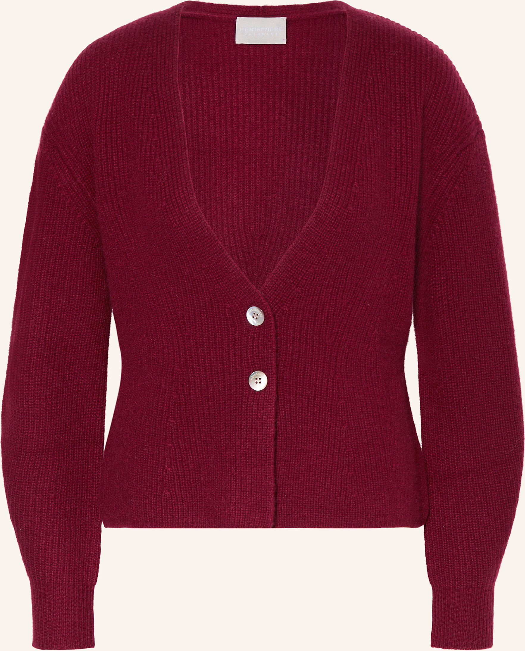 Hemisphere Strickjacke Aus Cashmere rot