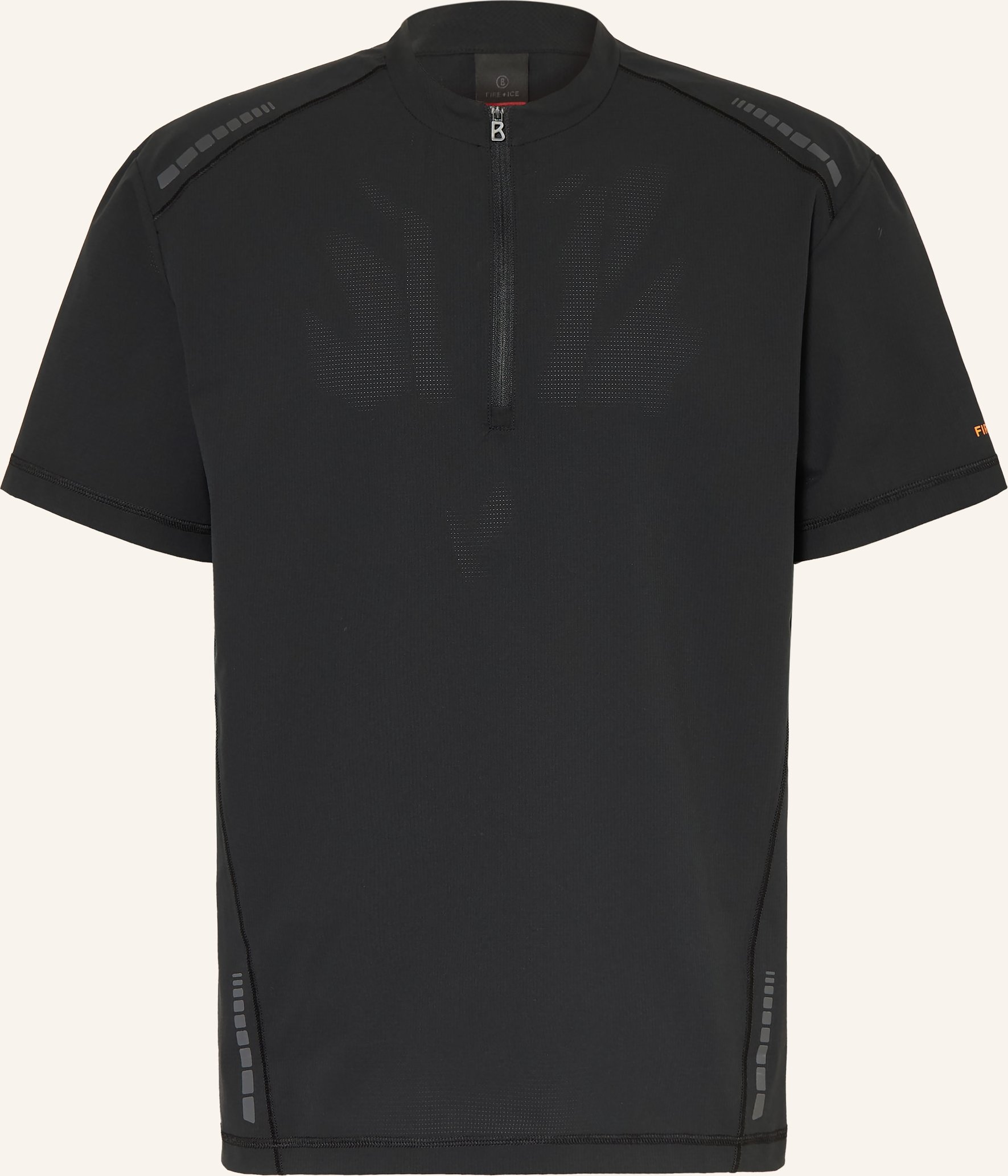 Fire+Ice Funktionsshirt Aouli schwarz