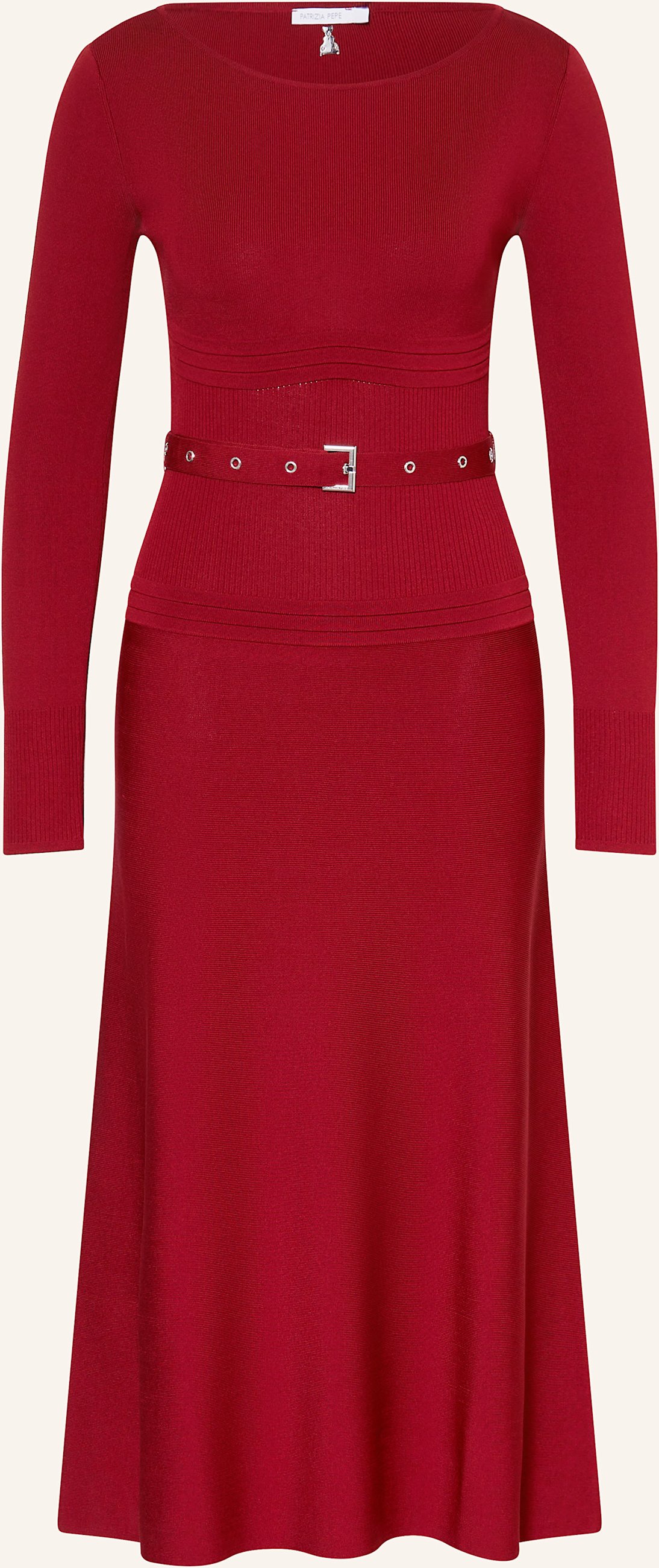 Patrizia Pepe Strickkleid rot
