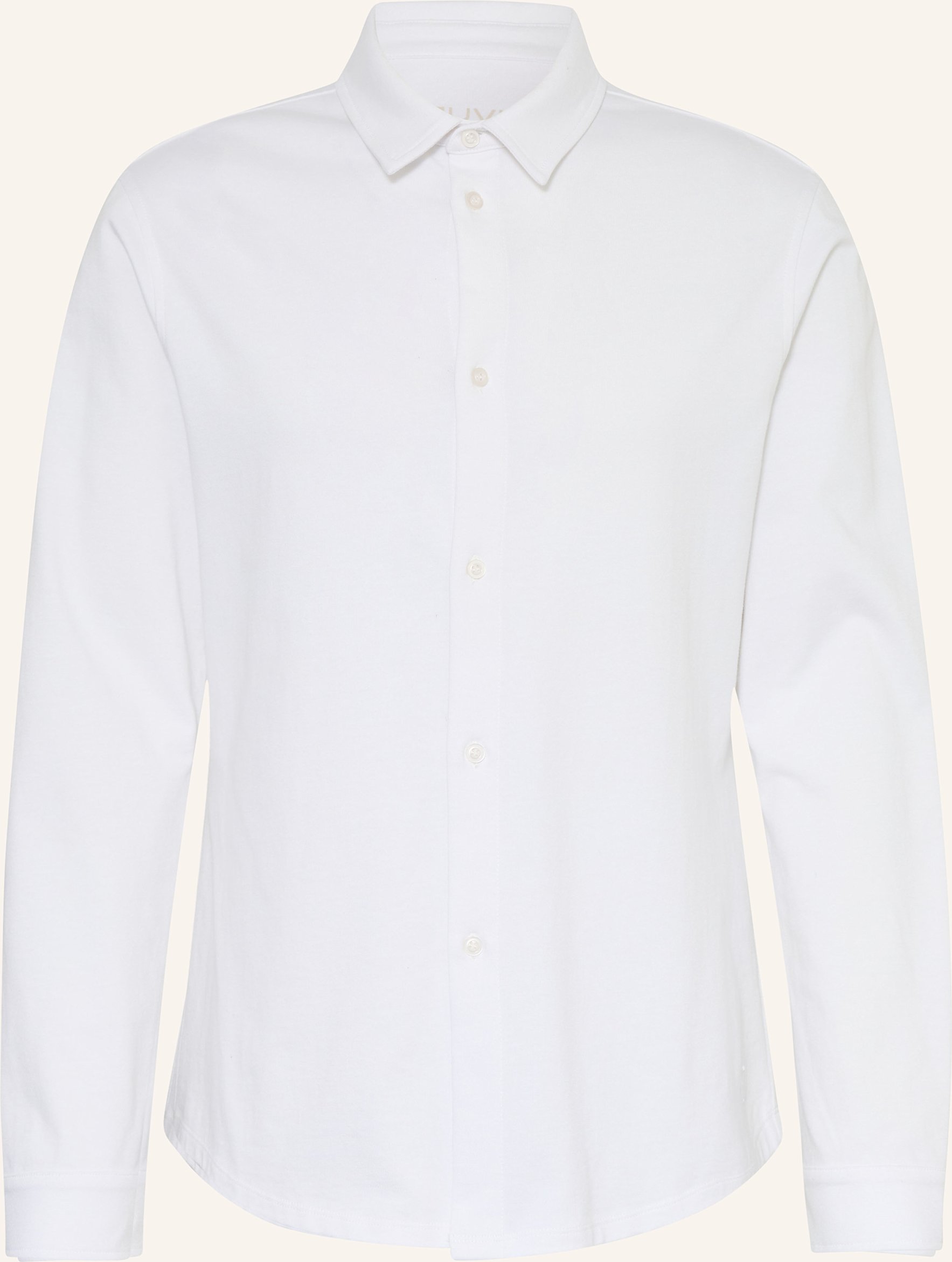 Juvia Jerseyhemd Dorian Regular Fit weiss