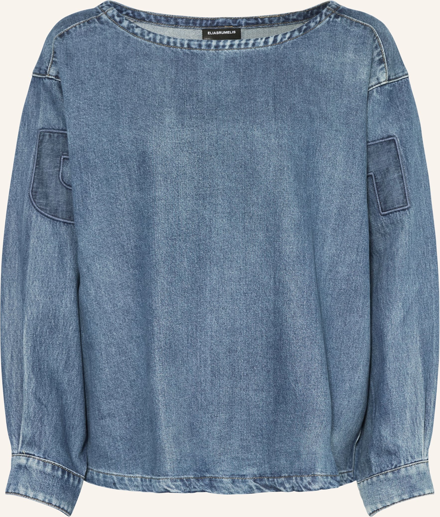 Elias Rumelis Jeansbluse Cassandria blau