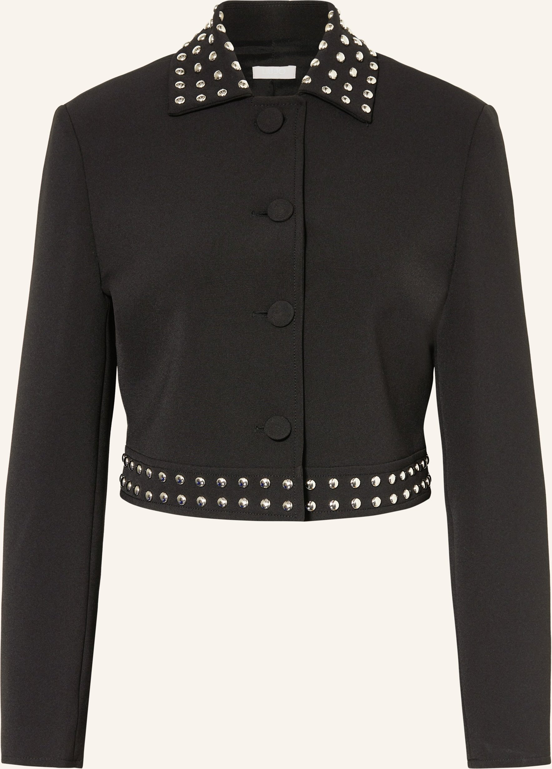 Liu Jo Jacke Mit Nieten schwarz