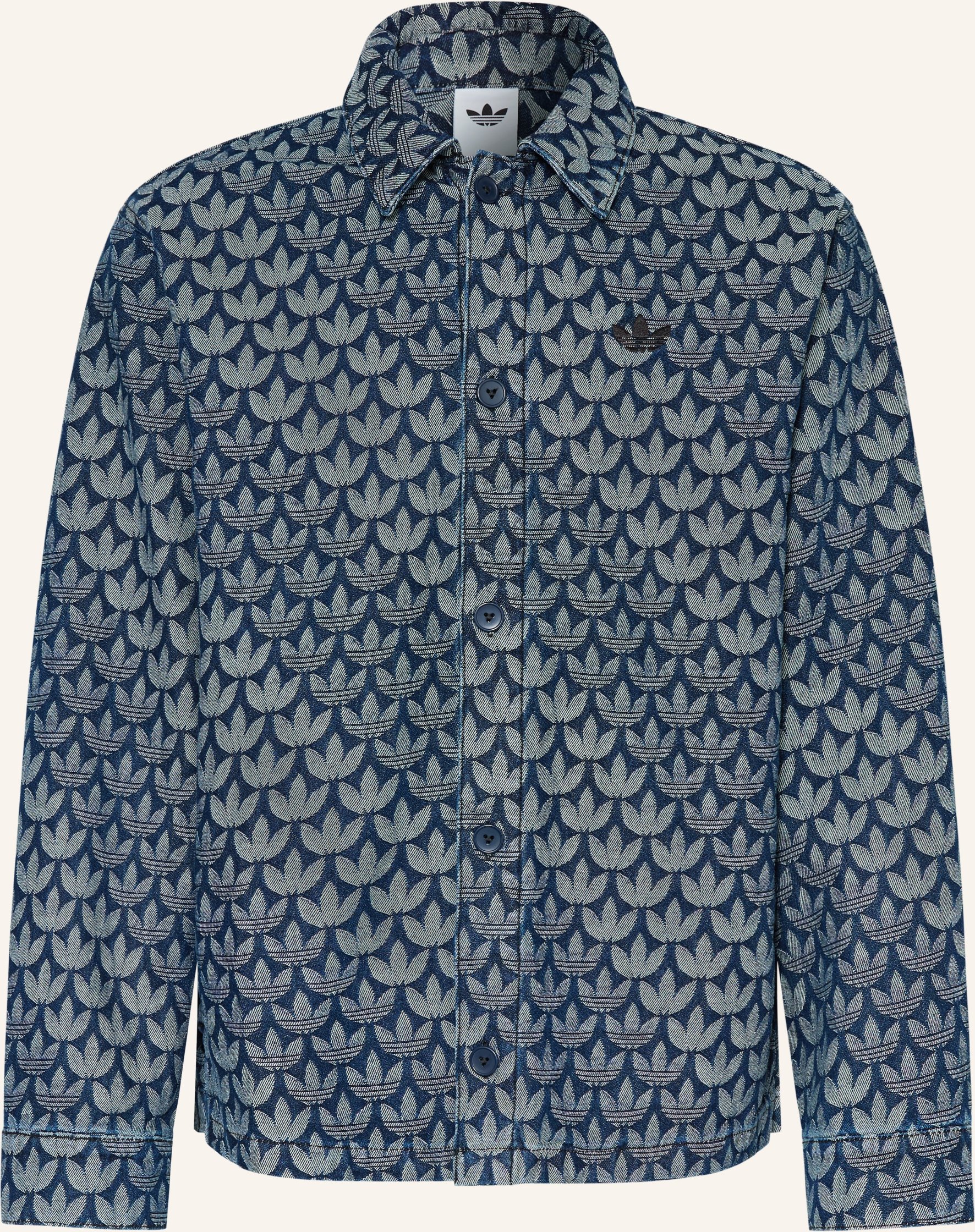 Adidas Originals Jeanshemd Loose Fit blau