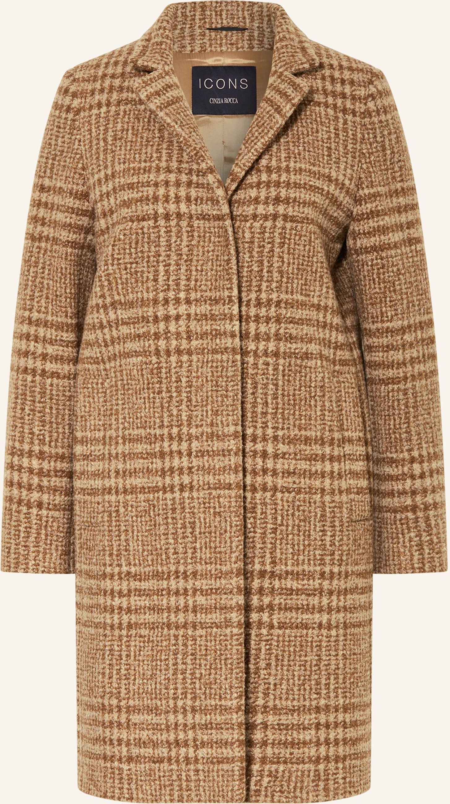 Icons Cinzia Rocca Mantel braun